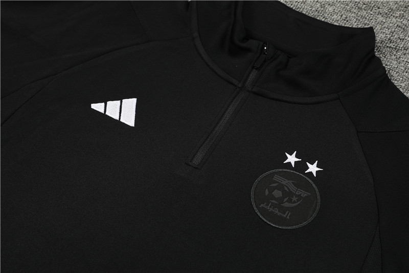 Algeria 23-24 Long Sleeve Training Set -Black - UnitedFutballJersey