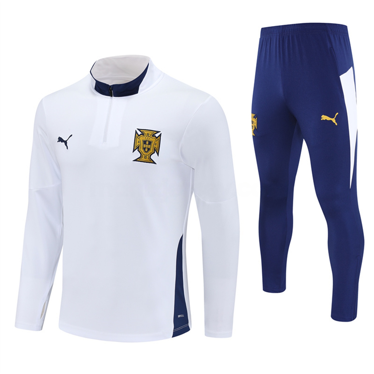 Portugal 25-26 Long Sleeve Training Set - White - UnitedFutballJersey