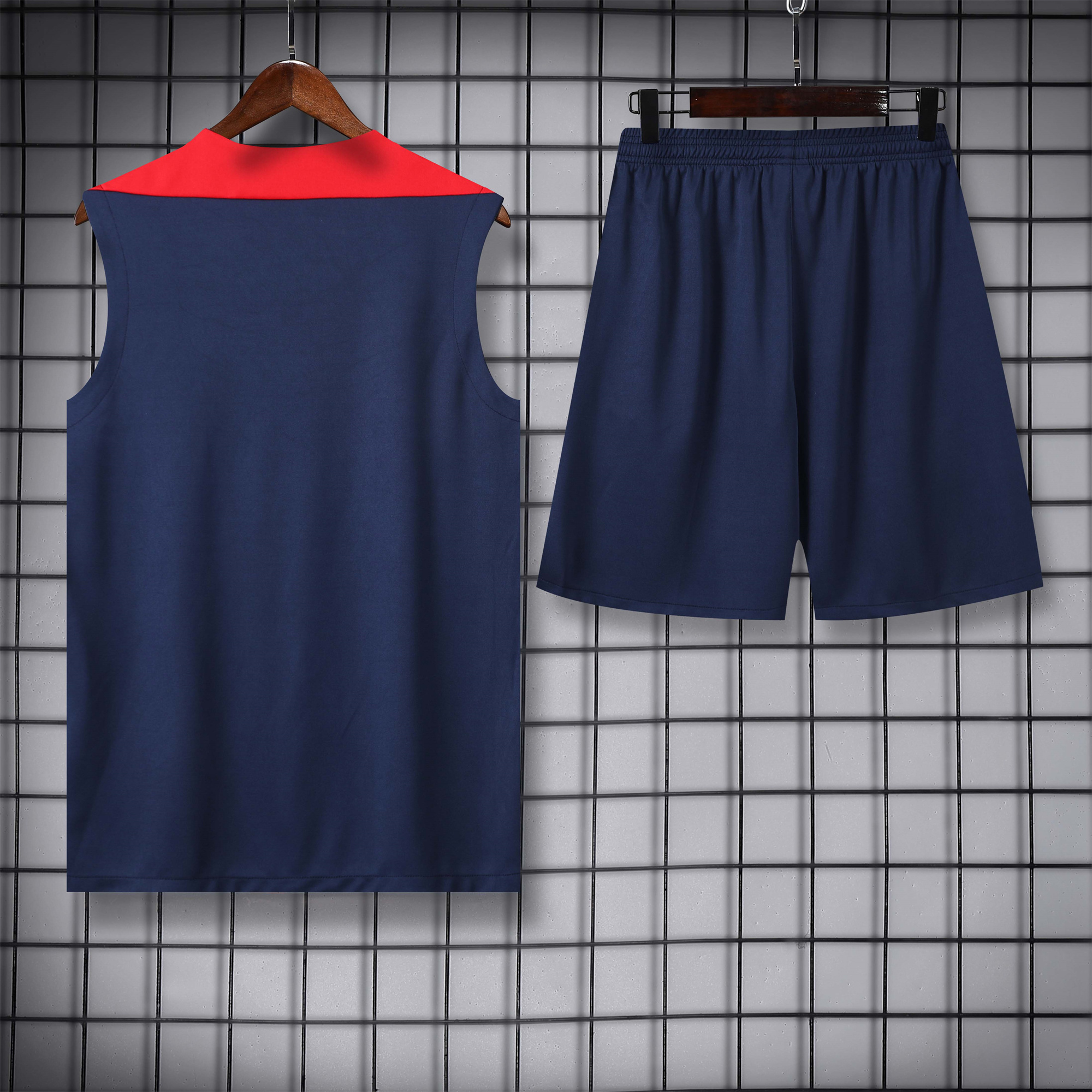 Atletico Madrid 24-25 Vest Training Set - Deep Blue - UnitedFutballJersey
