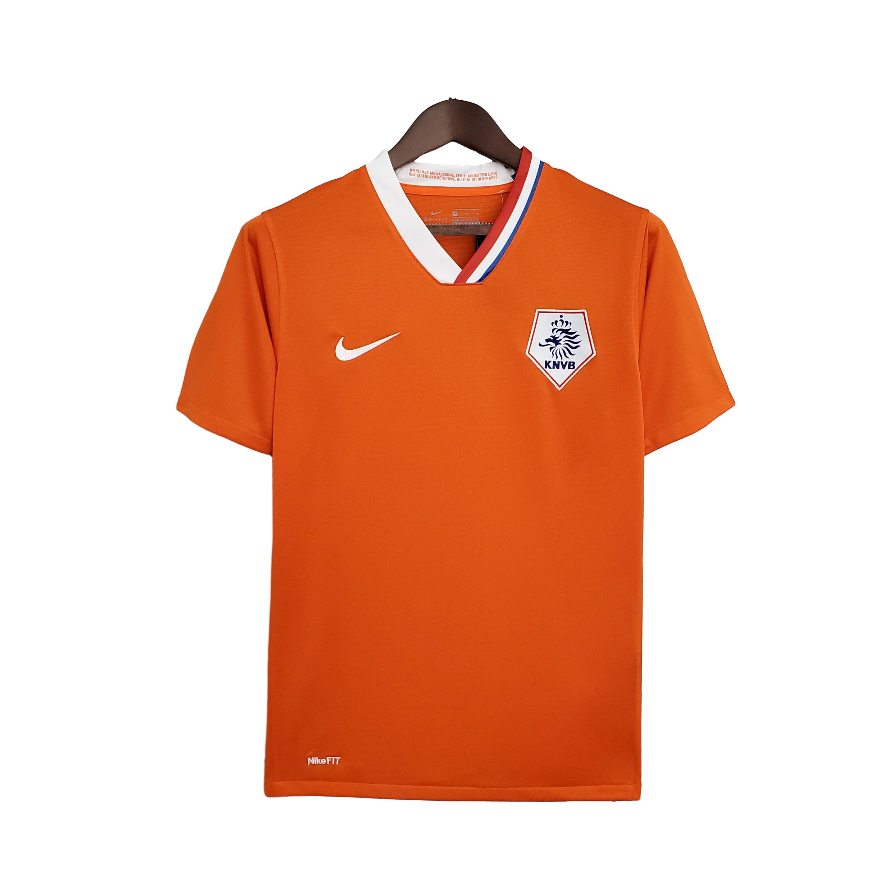 Retro Netherlands 2008 Home Stadium Jersey - UnitedFutballJersey