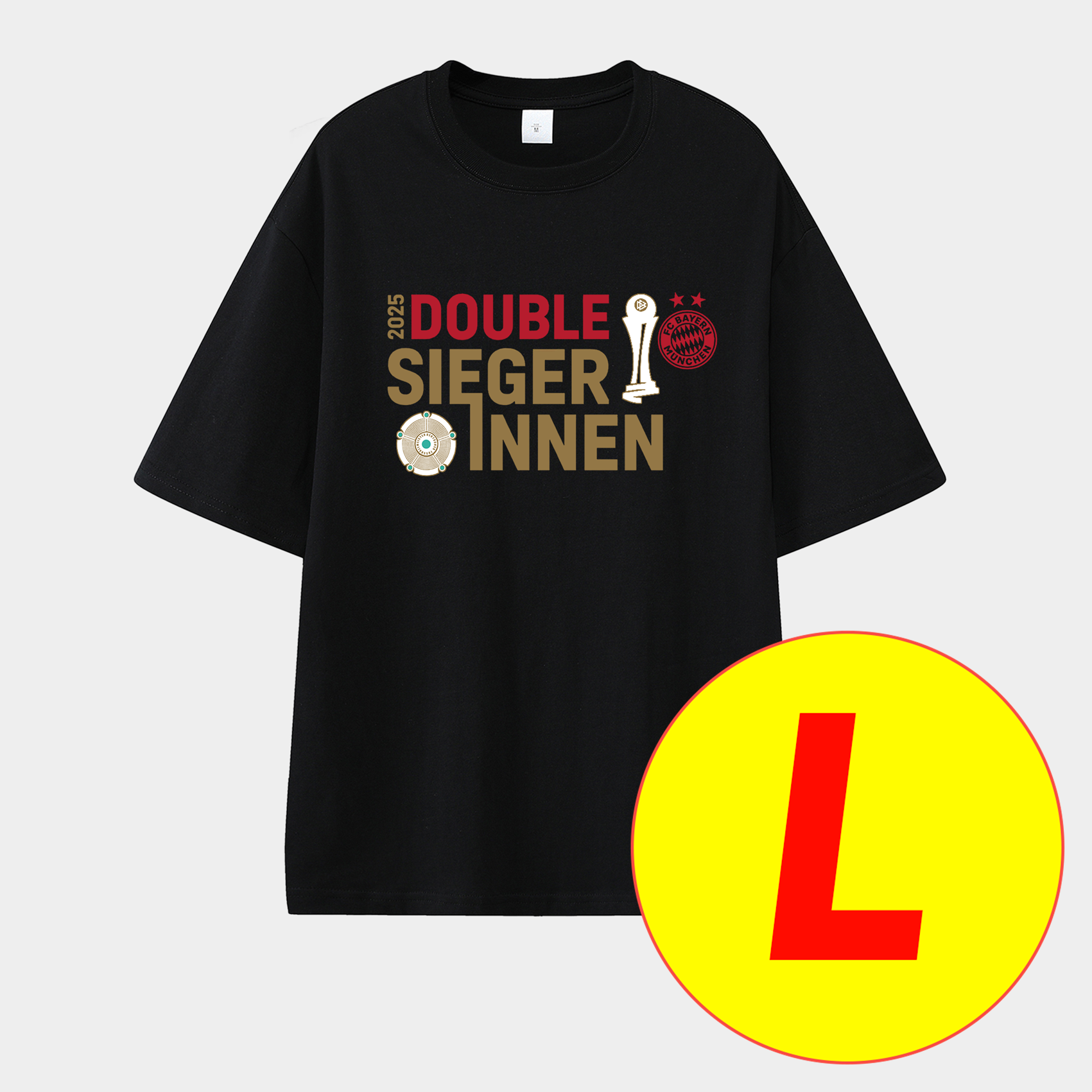 Bayern Munich Bundesliga Champions Deutscher Meister 2025 Unisex Pure Cotton T-shirt - UnitedFutballJersey