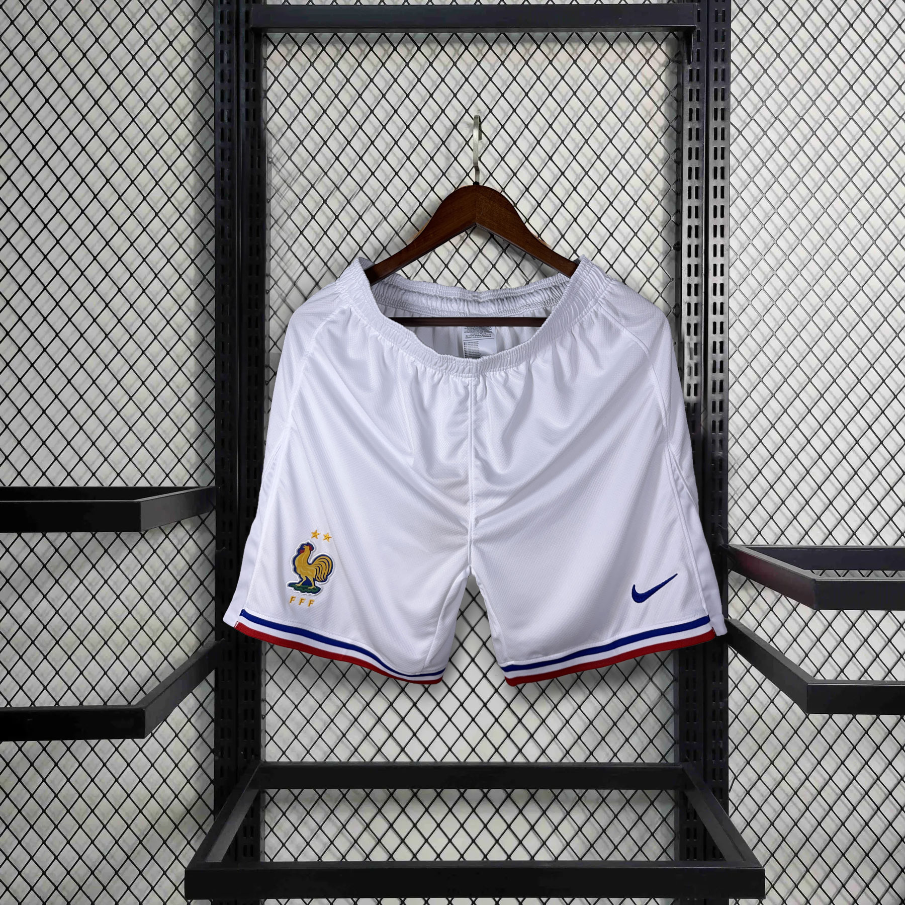 France 2024 Home Shorts - Fans Version - UnitedFutballJersey
