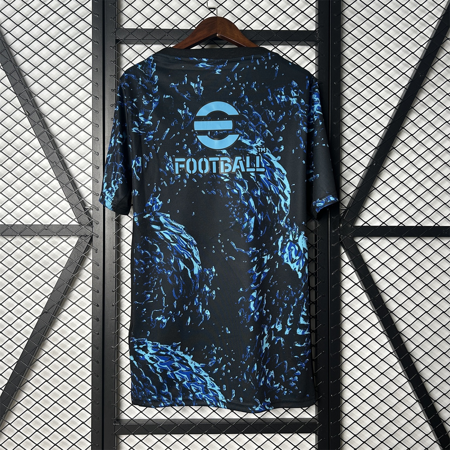 Inter Milan 25-26 Blue Snake Pattern Pre-Match Training Jersey - Fans Version - UnitedFutballJersey