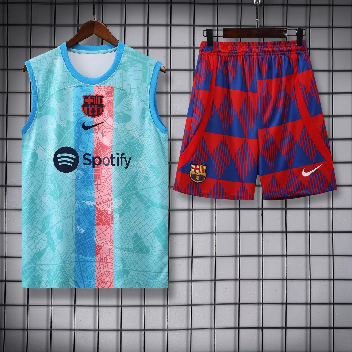 B.A.R.S.A 23-24 Player Vest Training Set - UnitedFutballJersey