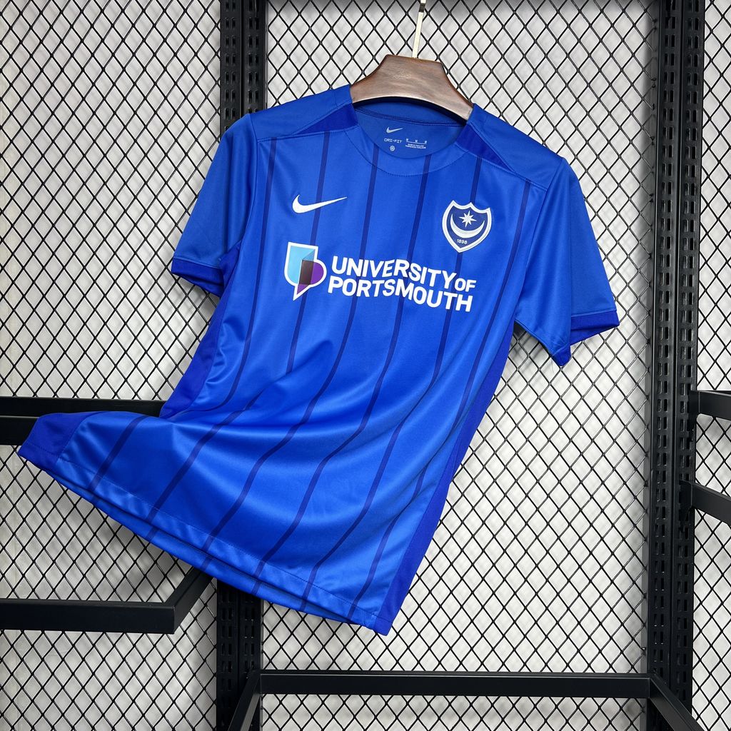 Portsmouth 24-25 Home Stadium Jersey - Fans Version - UnitedFutballJersey