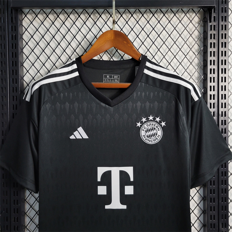23-24 Bayern Munich Black Jersey Fans Jersey - Goalkeeper - UnitedFutballJersey