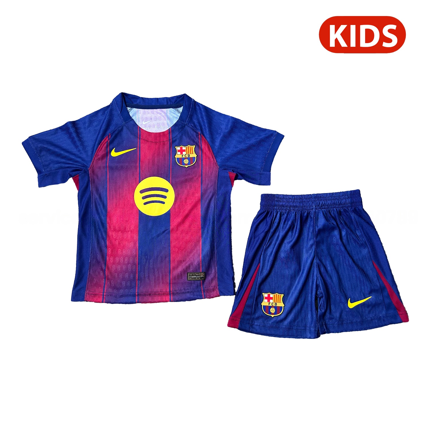 Barcelona 25-26 Home Kids Kit - Player Version - UnitedFutballJersey