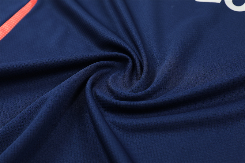 Manchester United 24-25 Short-Sleeve Training Kids Kit - Deep Blue - UnitedFutballJersey