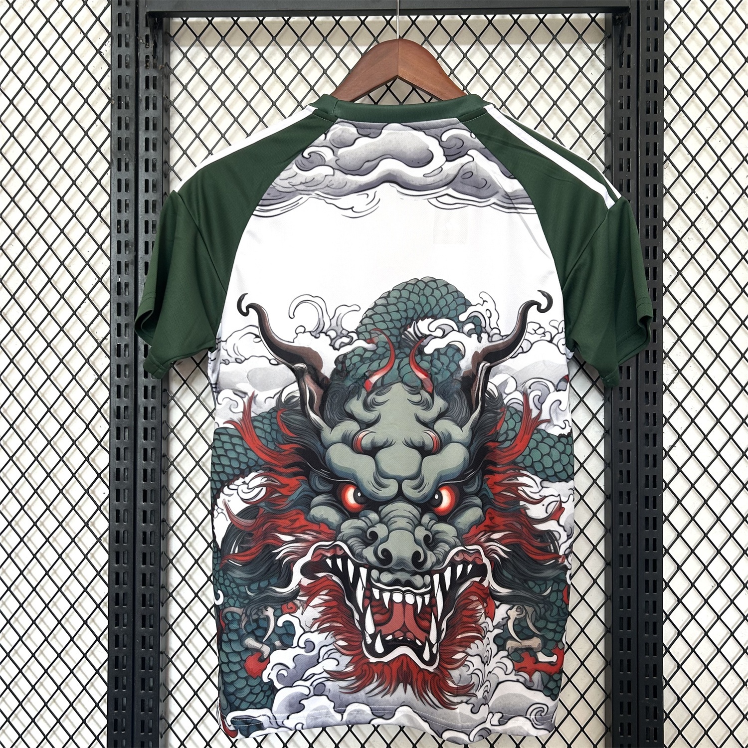 Japan 25-26 Y3 Green Dragon Roar White Jersey - Fans Version - UnitedFutballJersey