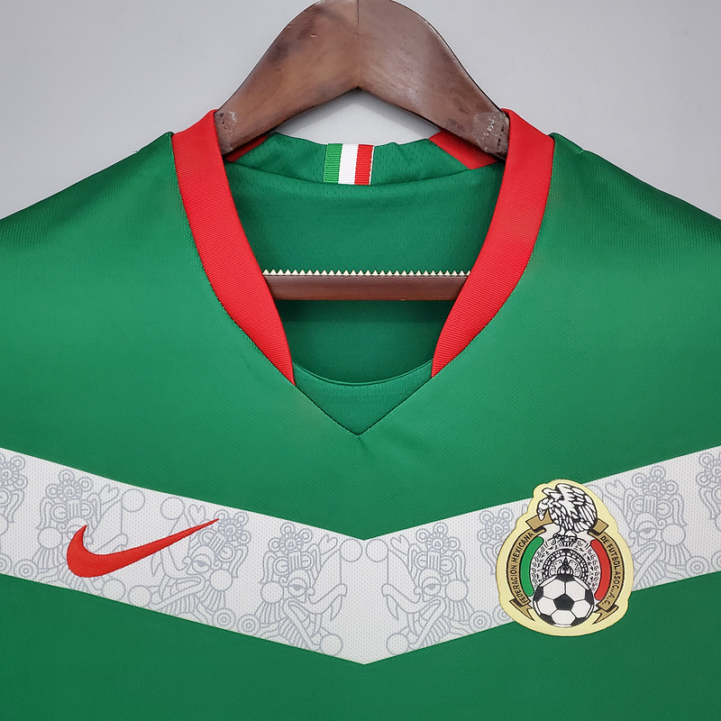 Retro Mexico 2006 Home Stadium Jersey - UnitedFutballJersey