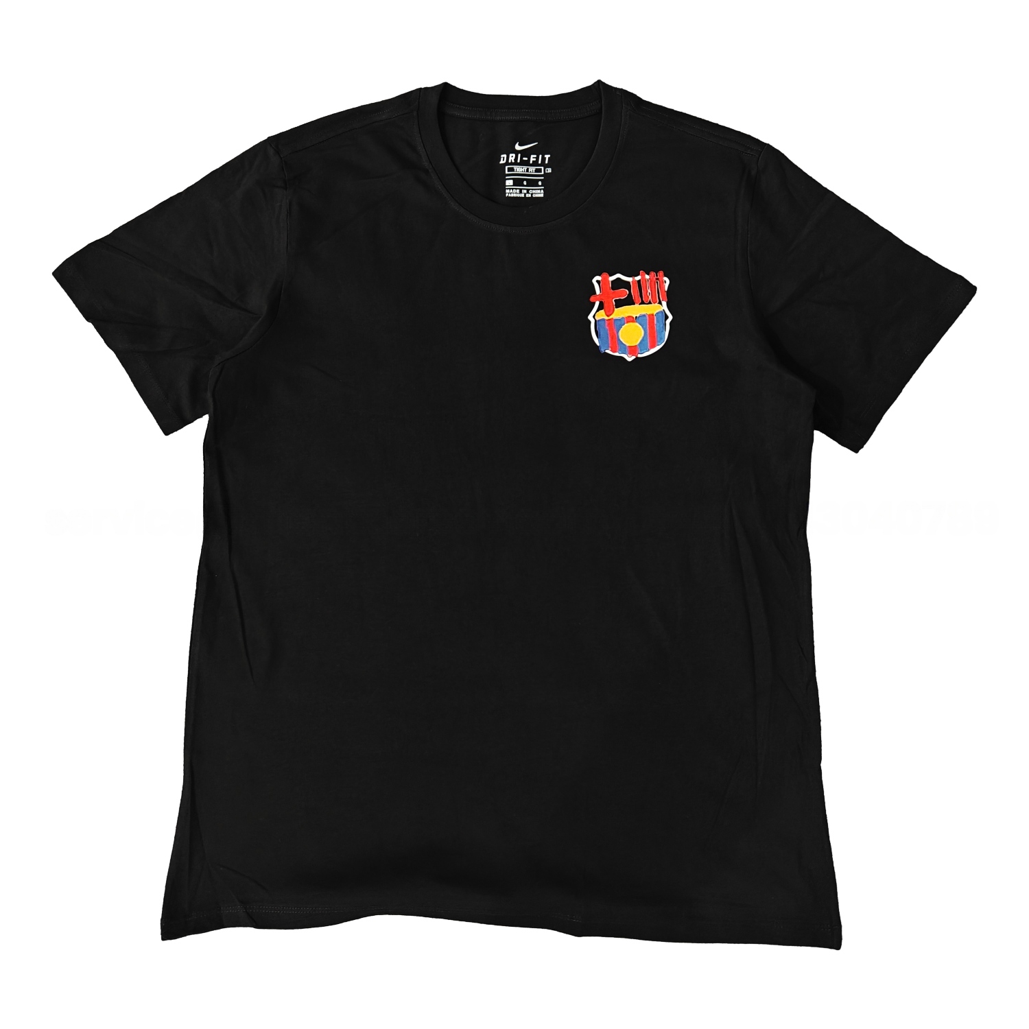 B.A.R.S.A Tots Units Fem Força Full-Color Drawing Of The Shield T-shirt【Black】 - UnitedFutballJersey