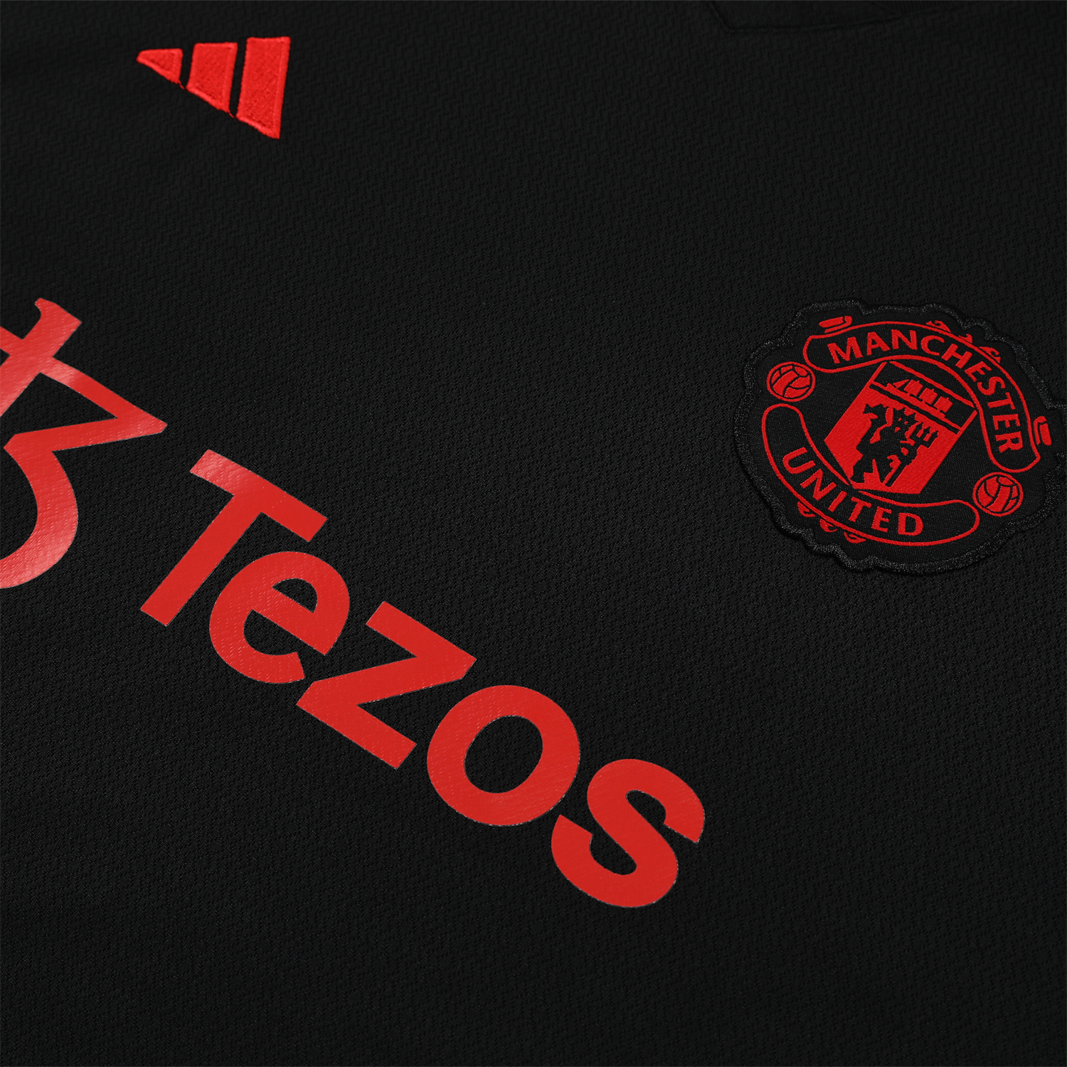 Manchester United 23-24 Black Player Vest Training Set - UnitedFutballJersey