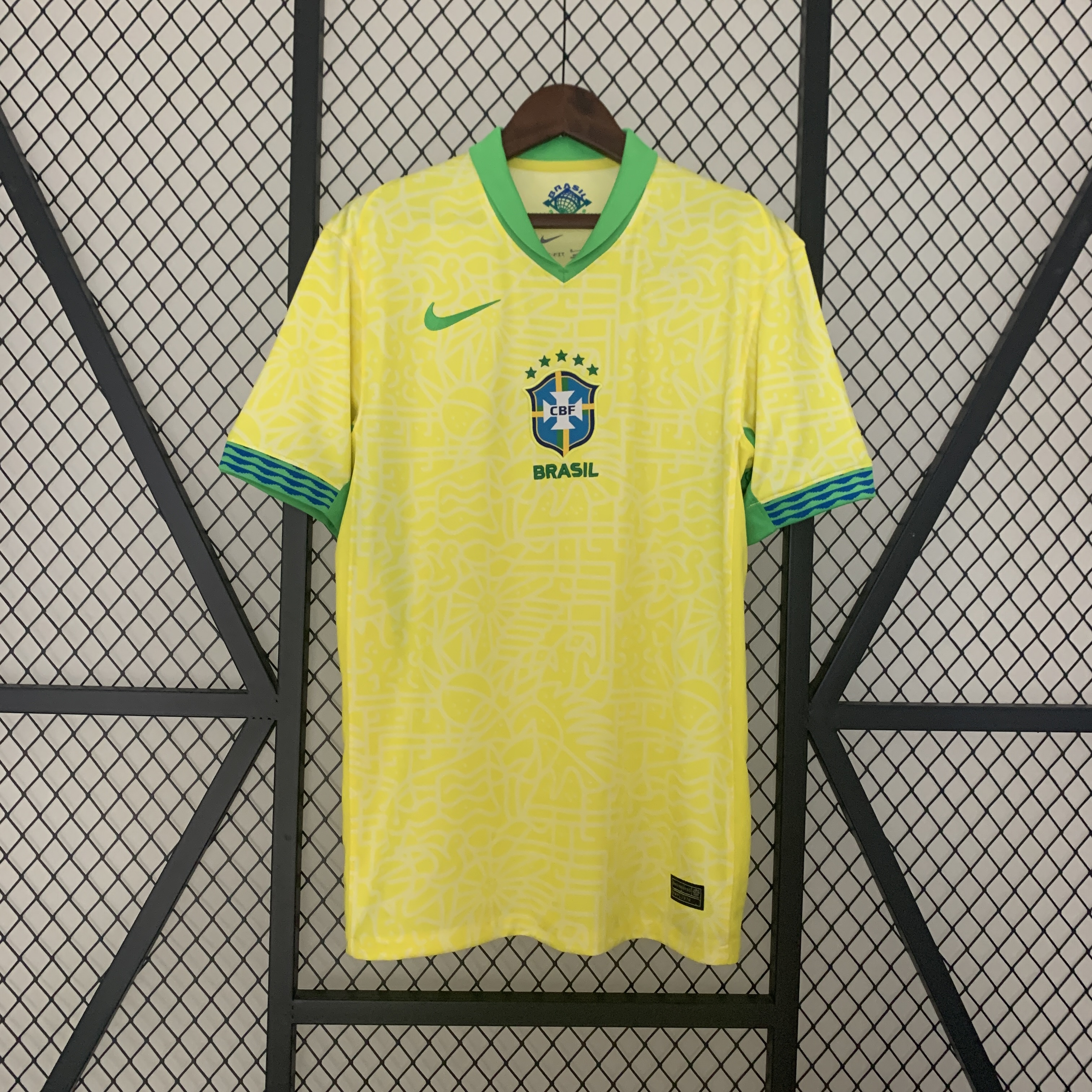 Brazil 2024 Home Stadium Jersey - Fans Version - UnitedFutballJersey