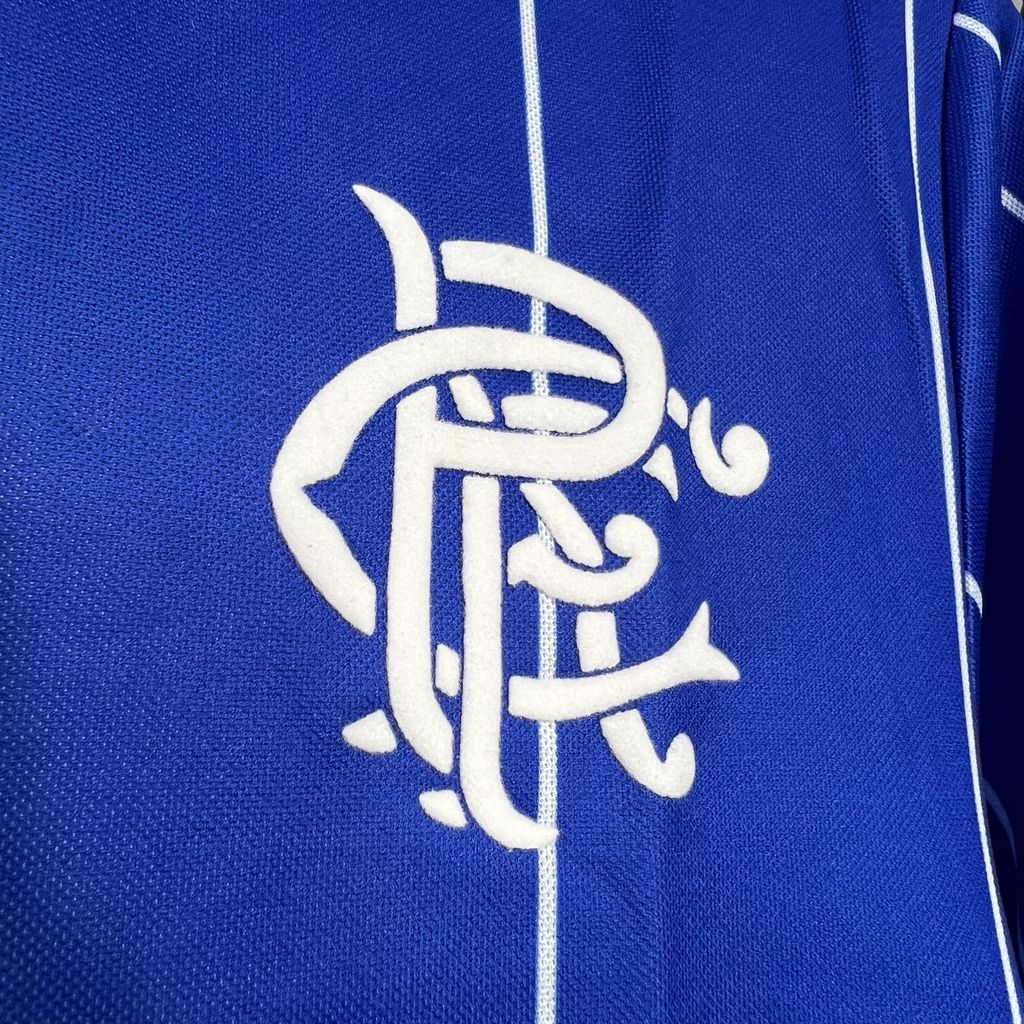Retro Glasgow Rangers 1982-83 Home Stadium Jersey - UnitedFutballJersey