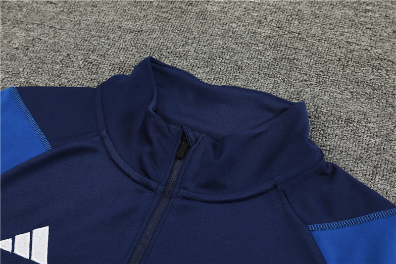 Manchester United 23-24 Long Sleeve Training Set -Blue - UnitedFutballJersey