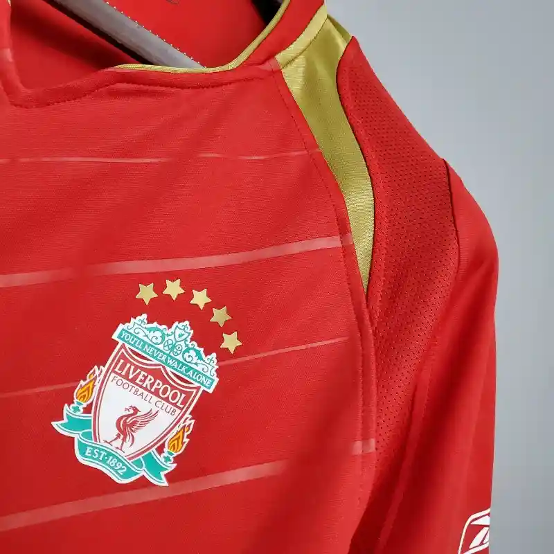 Retro Liver.pool 2005-06 European Home Stadium Jersey - UnitedFutballJersey