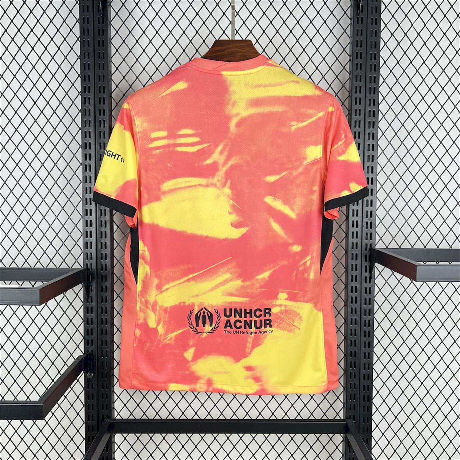 B.A.R.S.A 25-26 Yellow and Orange Camouflage Jersey - Fans Version - UnitedFutballJersey