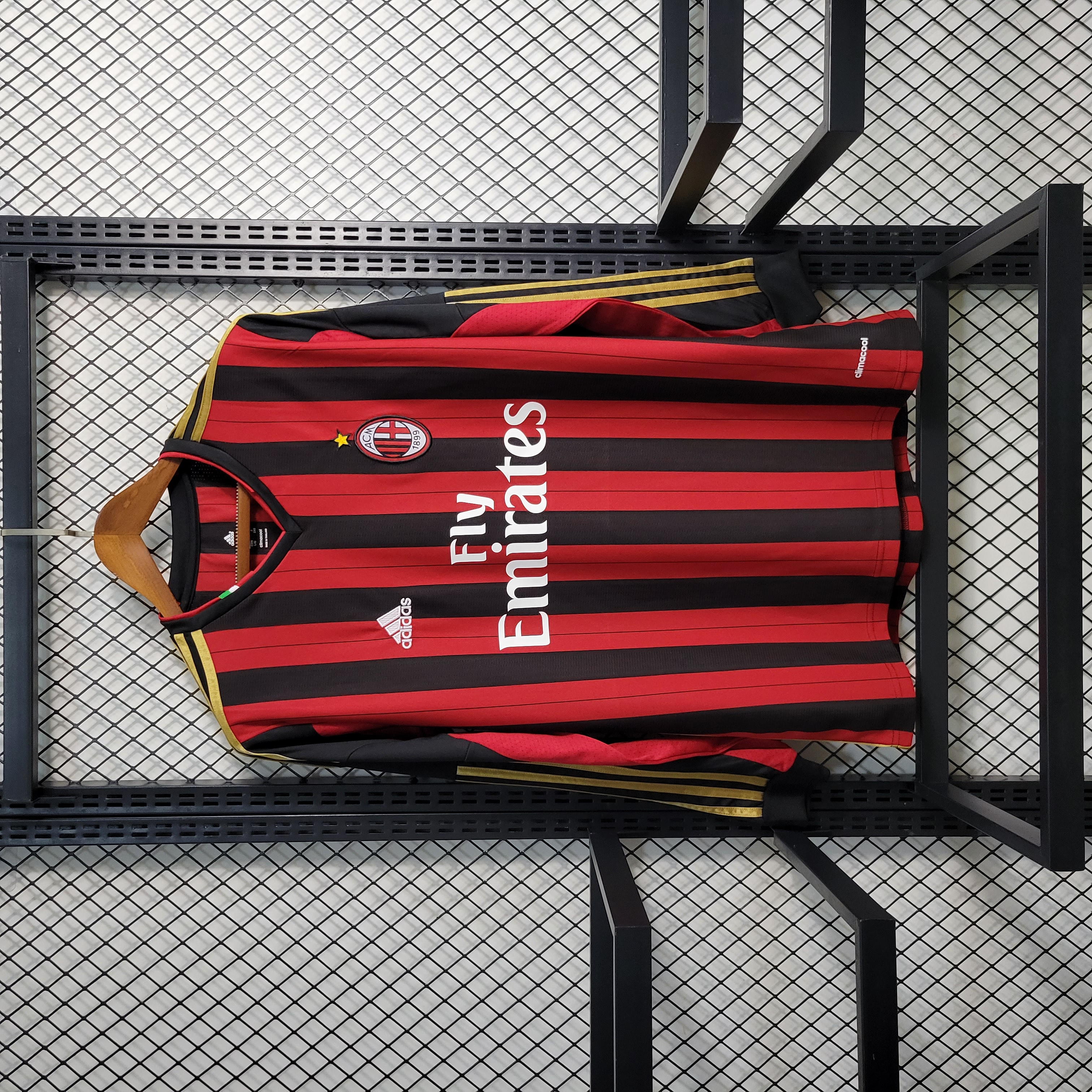Retro AC Milan 13-14 Home Stadium Long Sleeve Jersey - UnitedFutballJersey