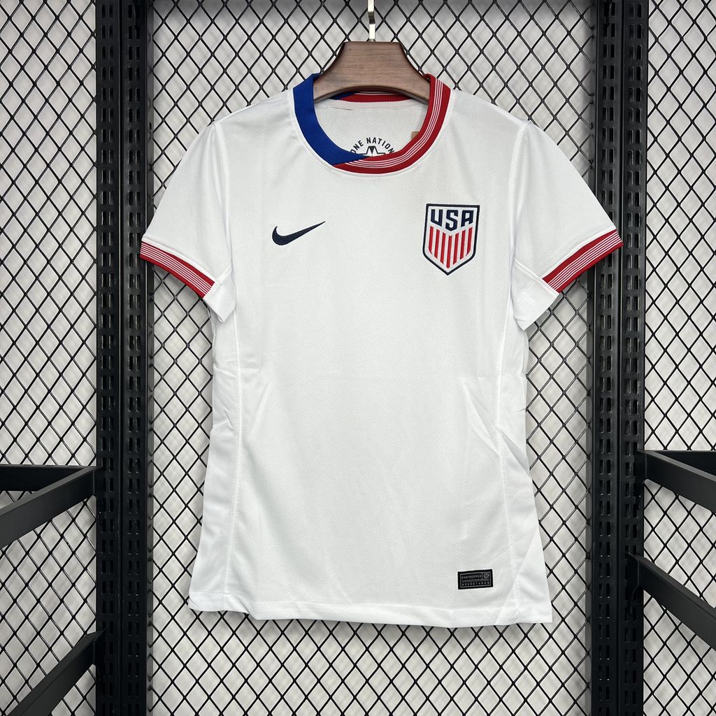 Women's United States USA 2024 Home Stadium Jersey - UnitedFutballJersey