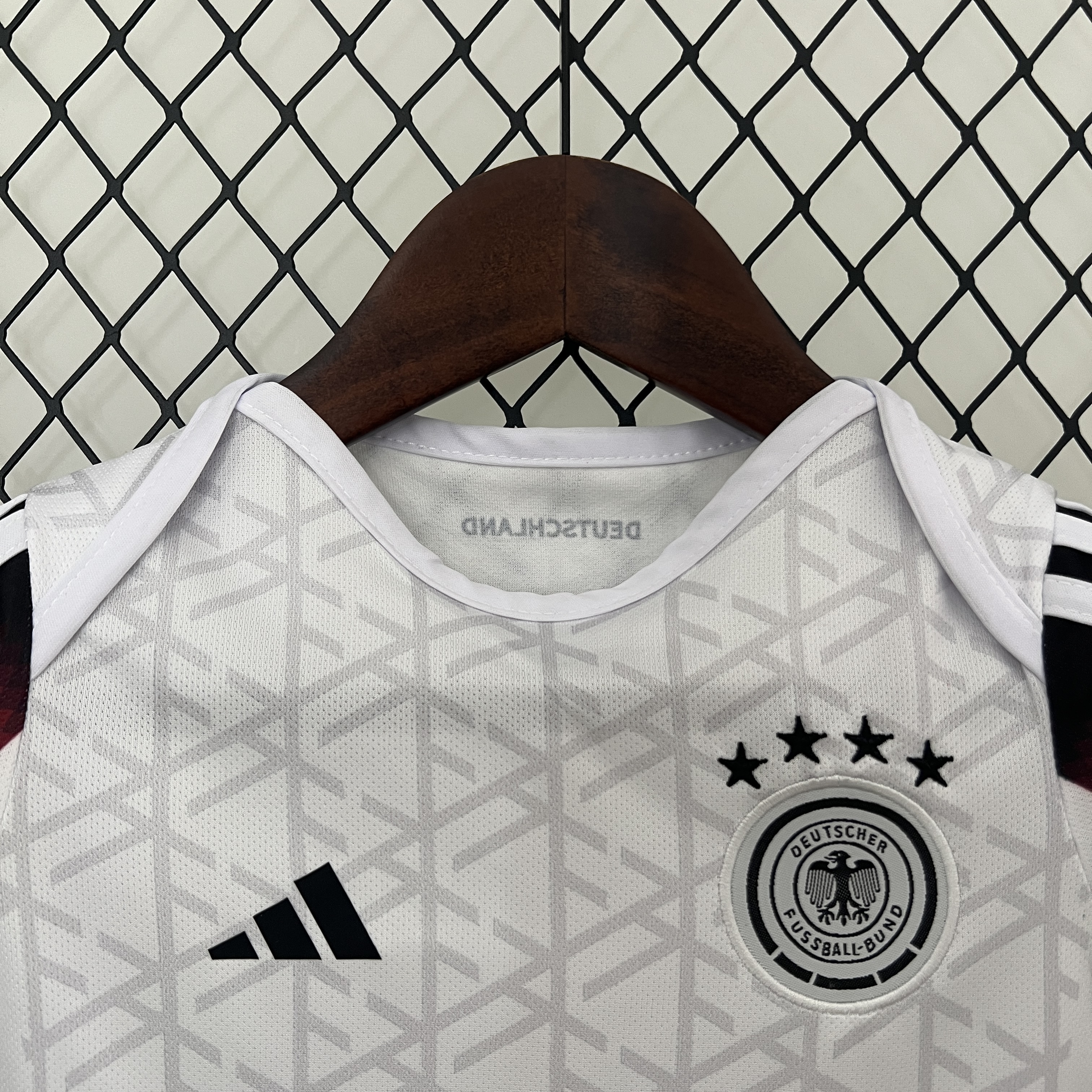 Germany 2024 Home Baby Crawling Suit - UnitedFutballJersey