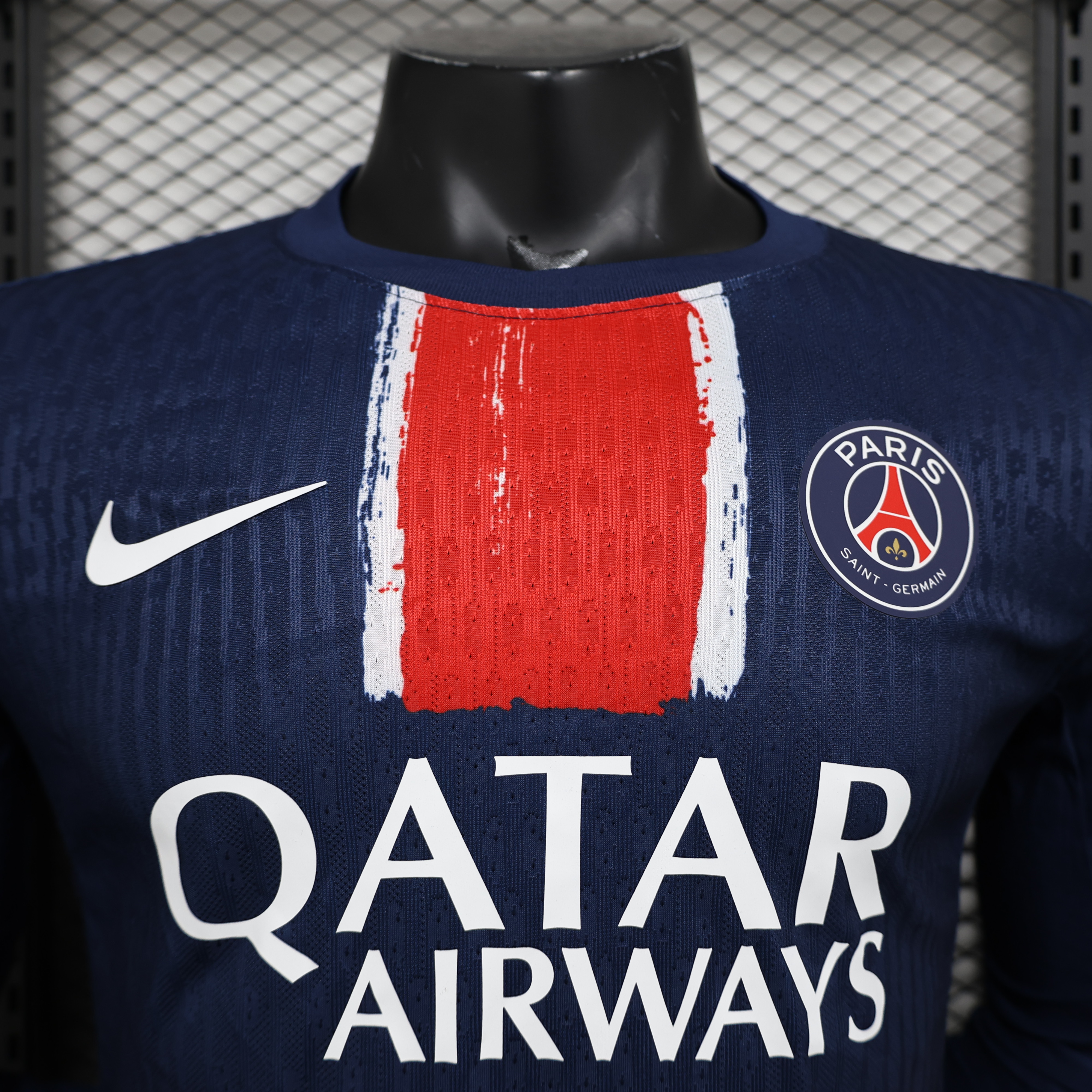 Paris Saint-Germain PSG 24-25 Home Stadium Long Sleeve Jersey - Player Version - UnitedFutballJersey