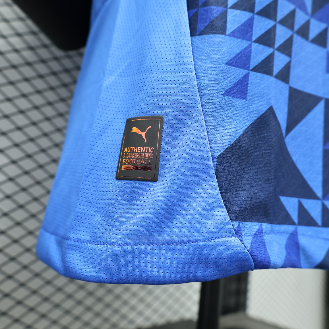 Al Hilal Riyadh Crescent 24-25 Home Stadium Jersey With Chest Advertisement - Player Version - UnitedFutballJersey