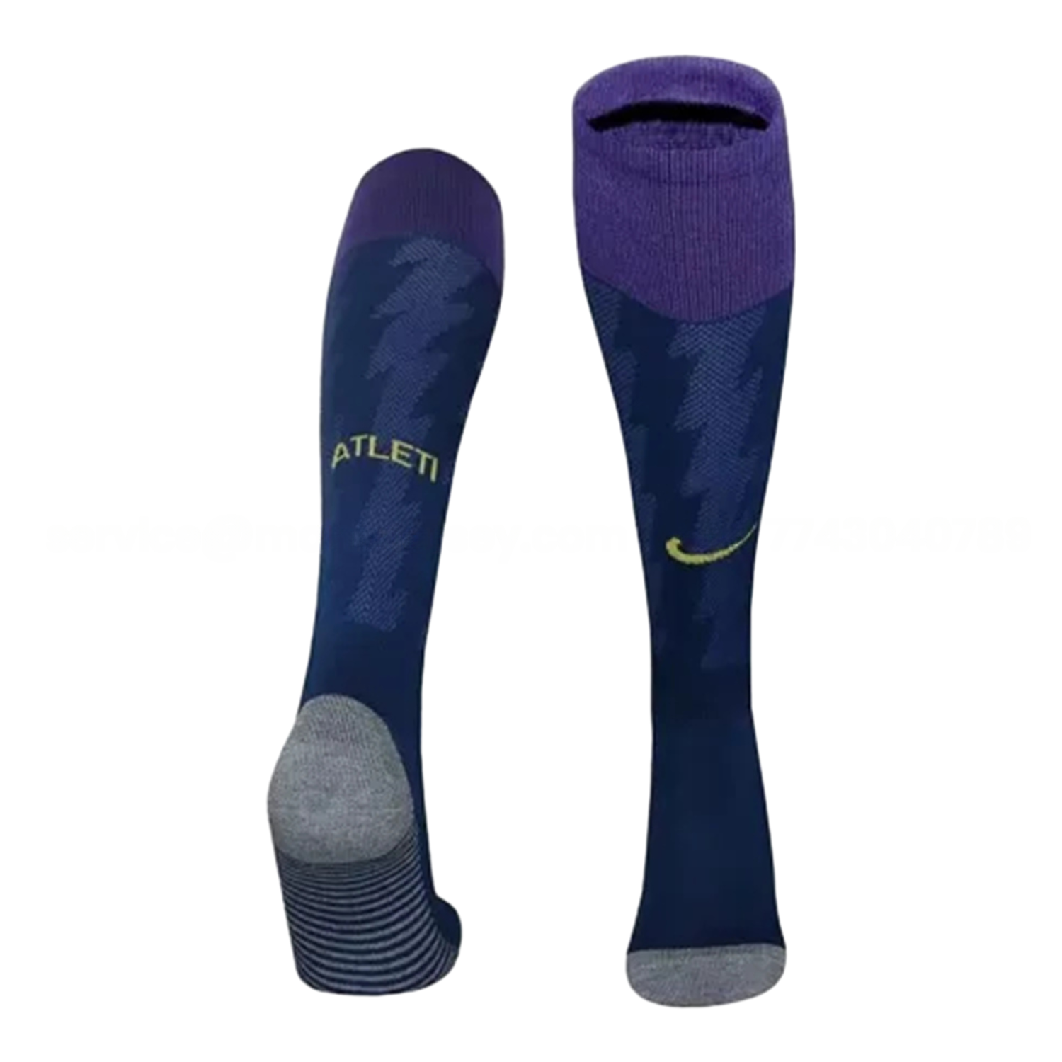 Atletico Madrid 25-26 Away Socks - Purple - UnitedFutballJersey