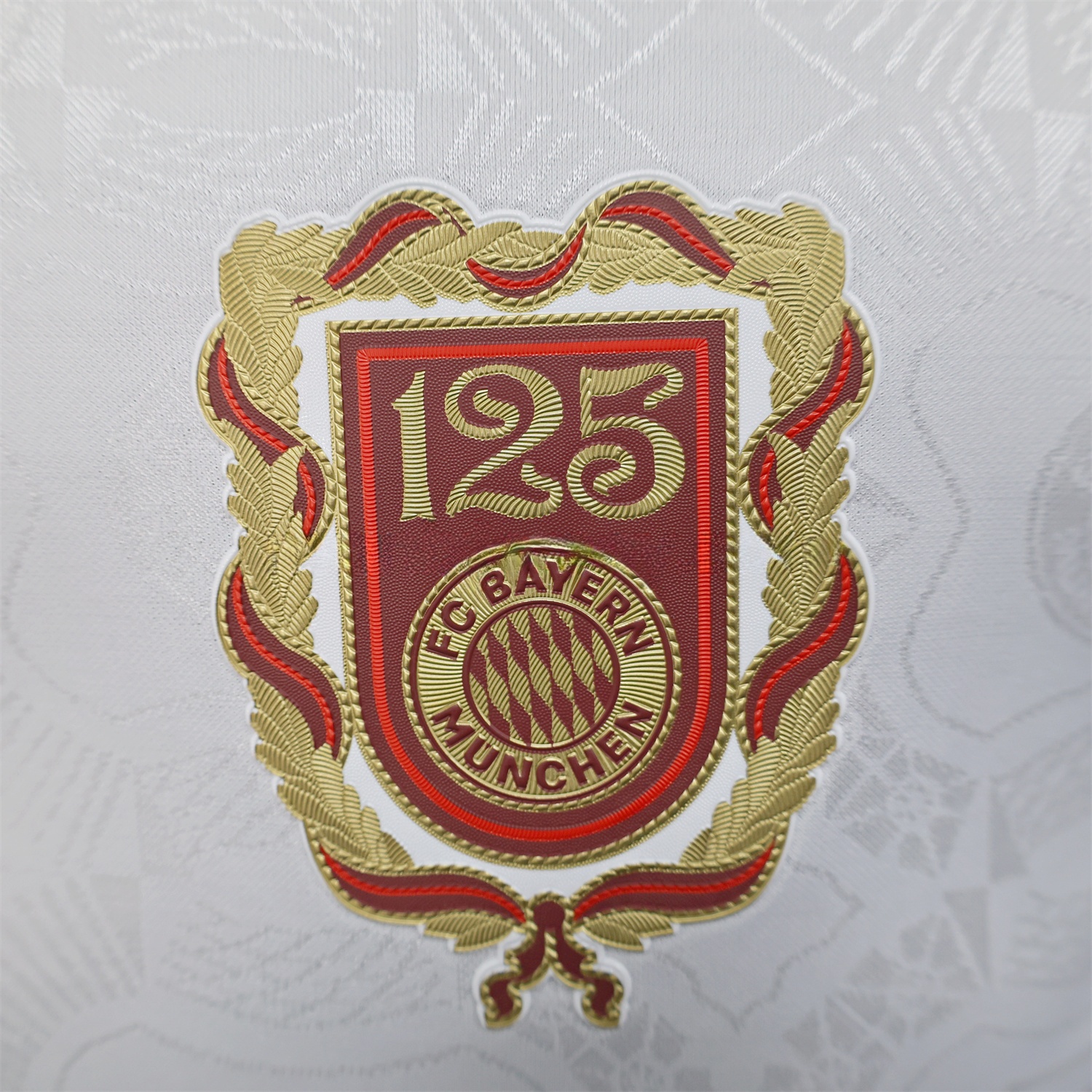 Bayern Munich 2025 White 125th Anniversary Jersey - with 125th Patch on Back - Player Version - UnitedFutballJersey