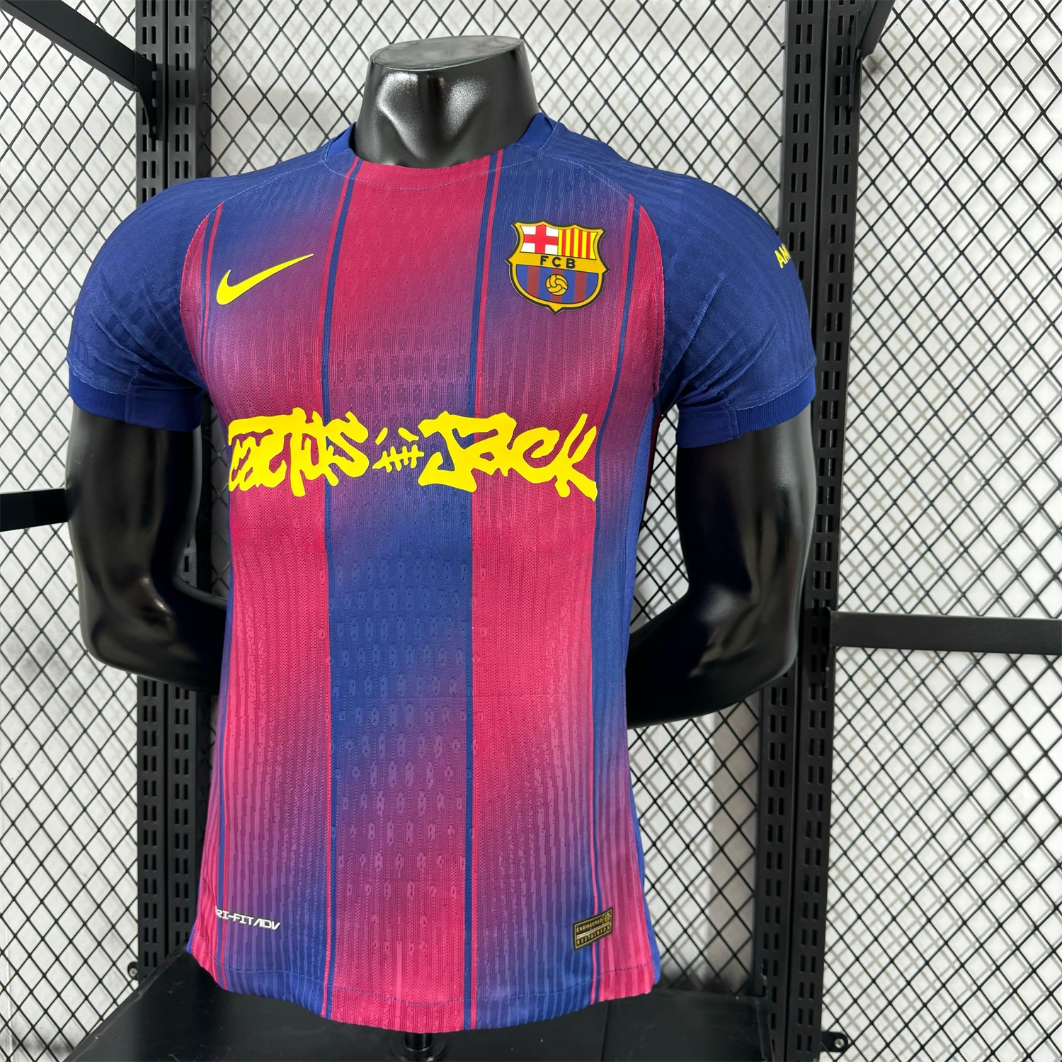 Barcelona x Travis Scott 25-26 Home Special Edition Jersey - Player Version - UnitedFutballJersey