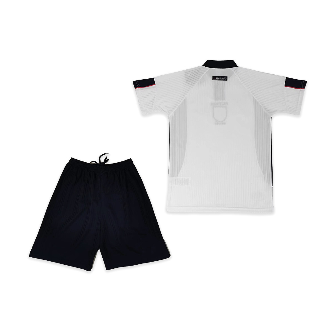 Retro England 1998 Home Stadium Kids Kit - UnitedFutballJersey