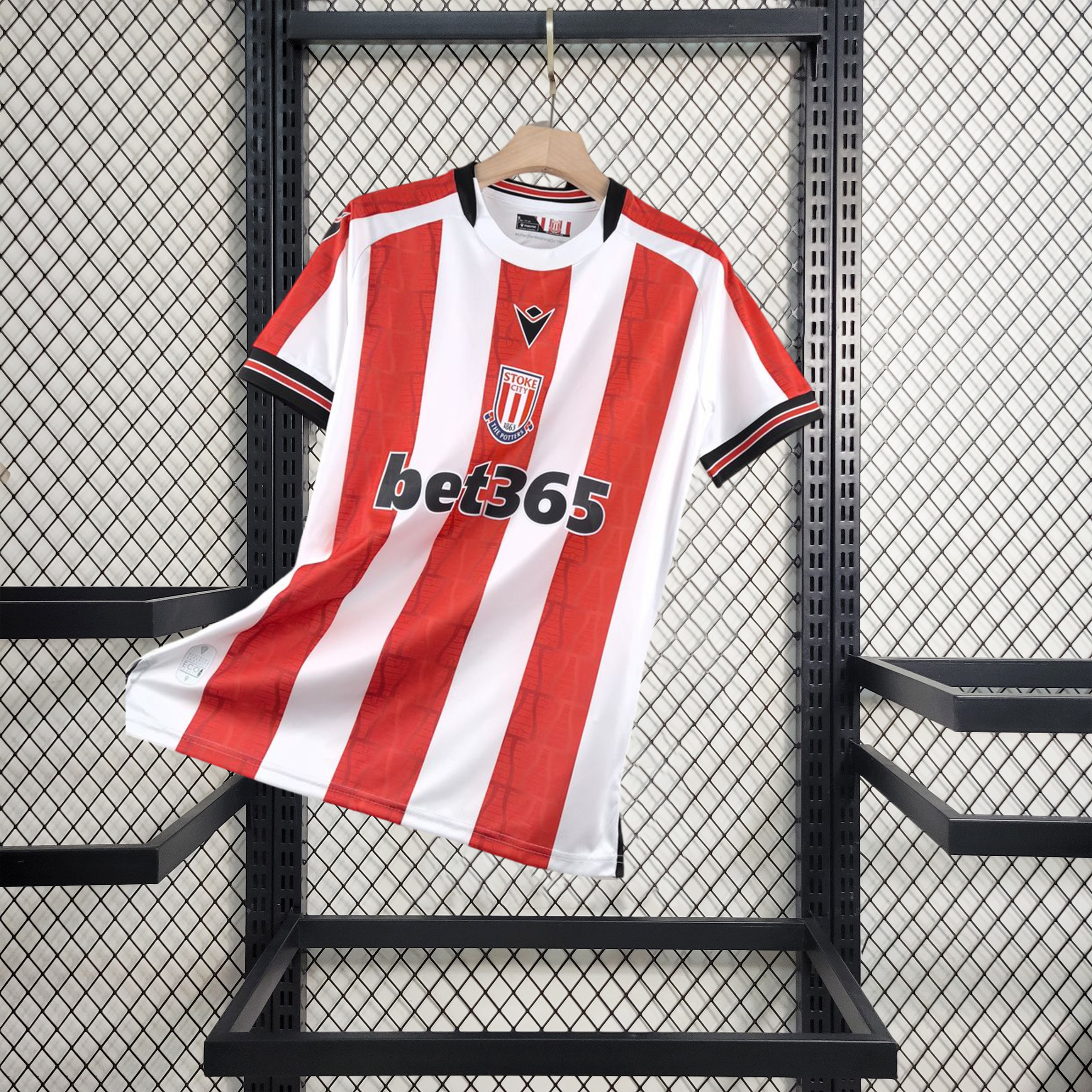 Stoke City 24-25 Home Stadium Jersey - Fans Version - UnitedFutballJersey
