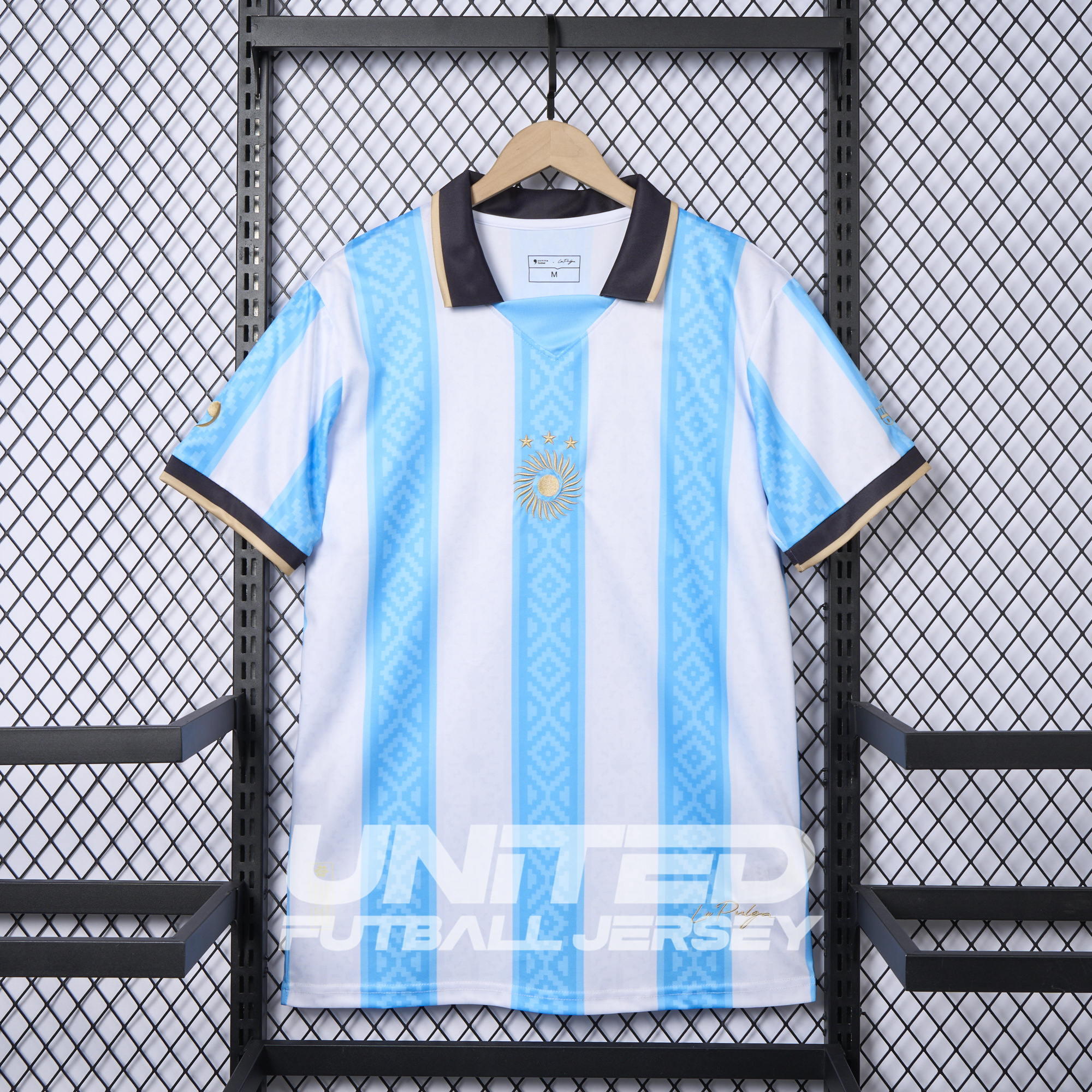 Argentina 2024-25 COMMA Messi Jersey - Fans Version - UnitedFutballJersey