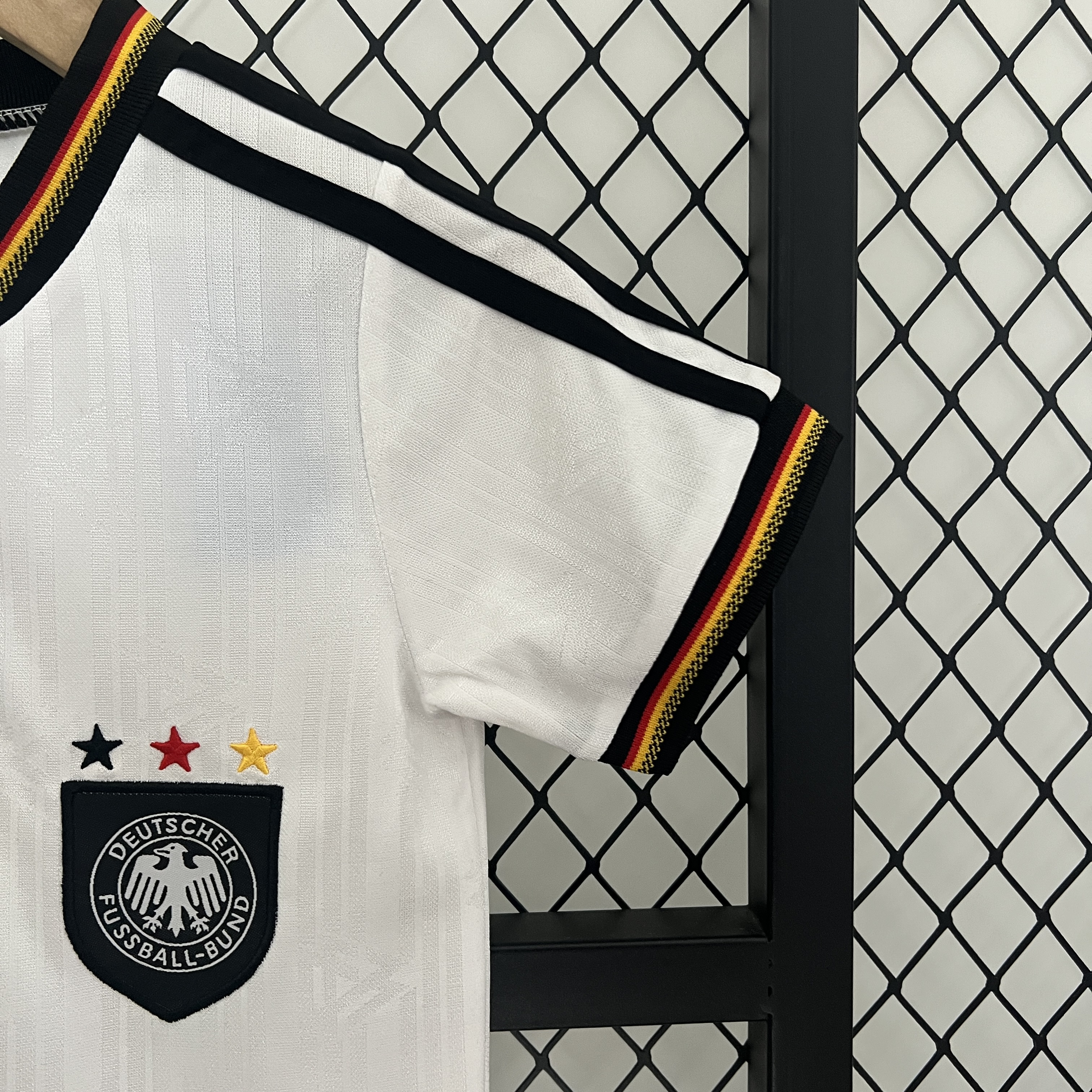 Retro Germany 1996 Home Stadium Kids Kit - UnitedFutballJersey