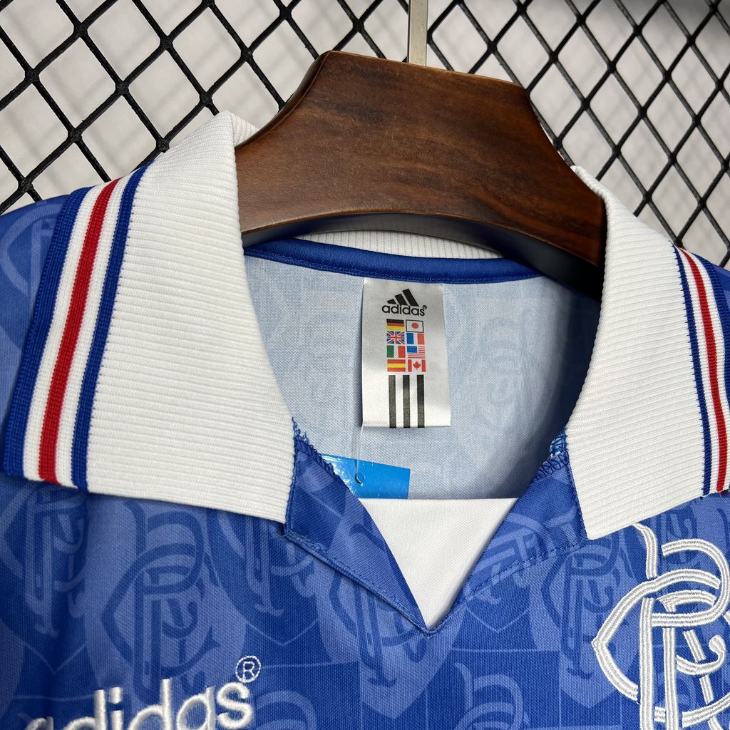 Retro Glasgow Rangers 1996-97 Home Stadium Jersey - UnitedFutballJersey