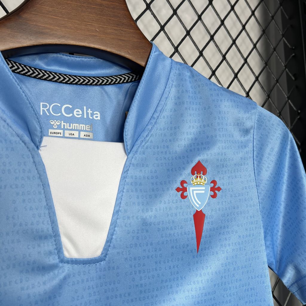 Celta Vigo 24-25 Home Stadium Kids Kit - UnitedFutballJersey