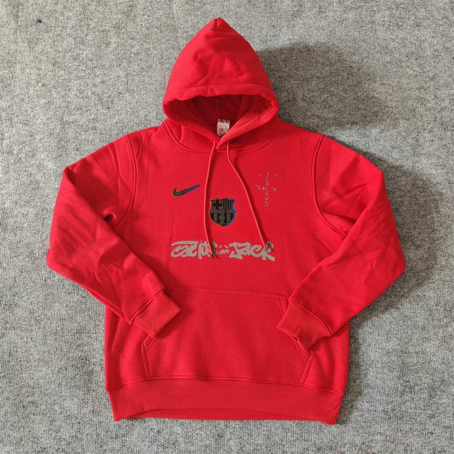 B.A.R.S.A x Travis Scott Team Logo Centered Unisex Pullover Hoodie - UnitedFutballJersey