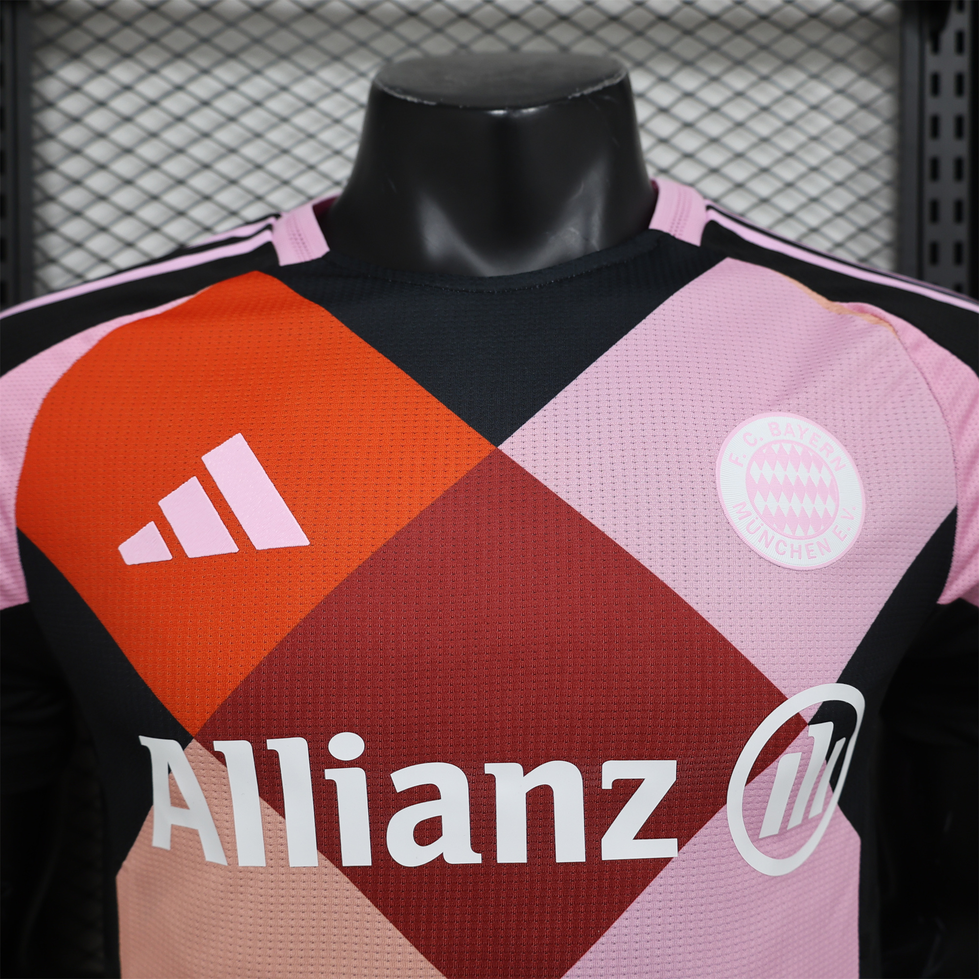 Bayern Munich 24-25 LeGer Special Pink October Jersey - Player Version - UnitedFutballJersey