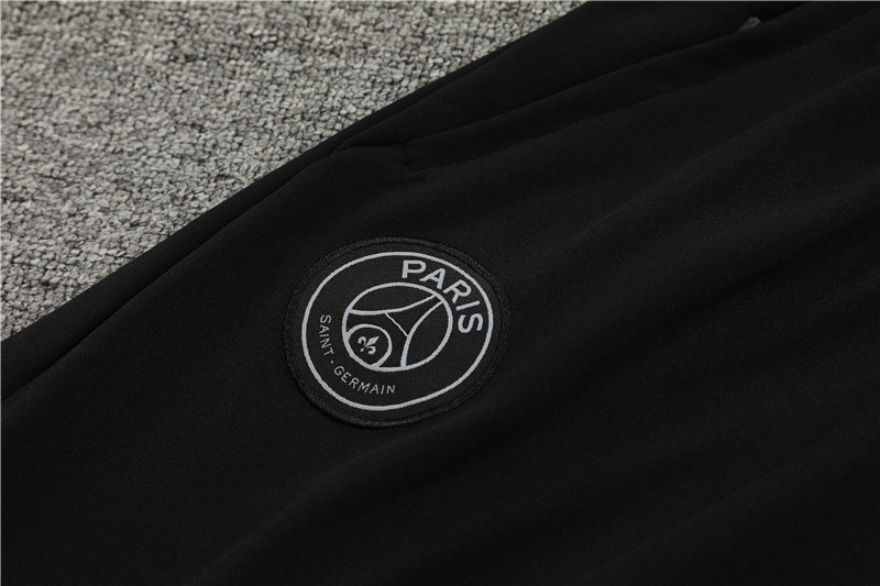 Paris Saint-Germain PSG 23-24 Kids Long Sleeve Training Set Gray Black - UnitedFutballJersey
