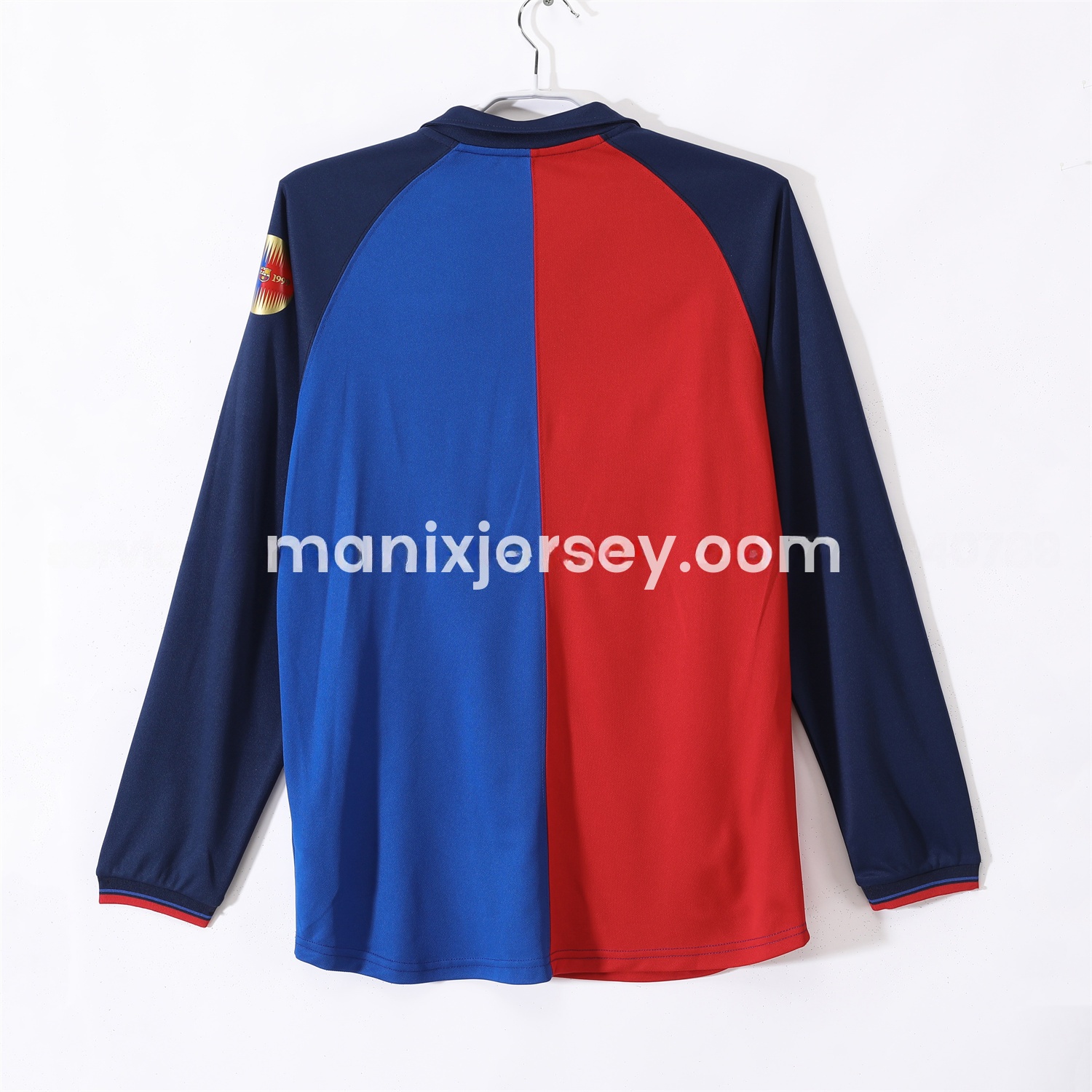 Retro Barcelona 99-00 Home Long Sleeves Jersey - UnitedFutballJersey