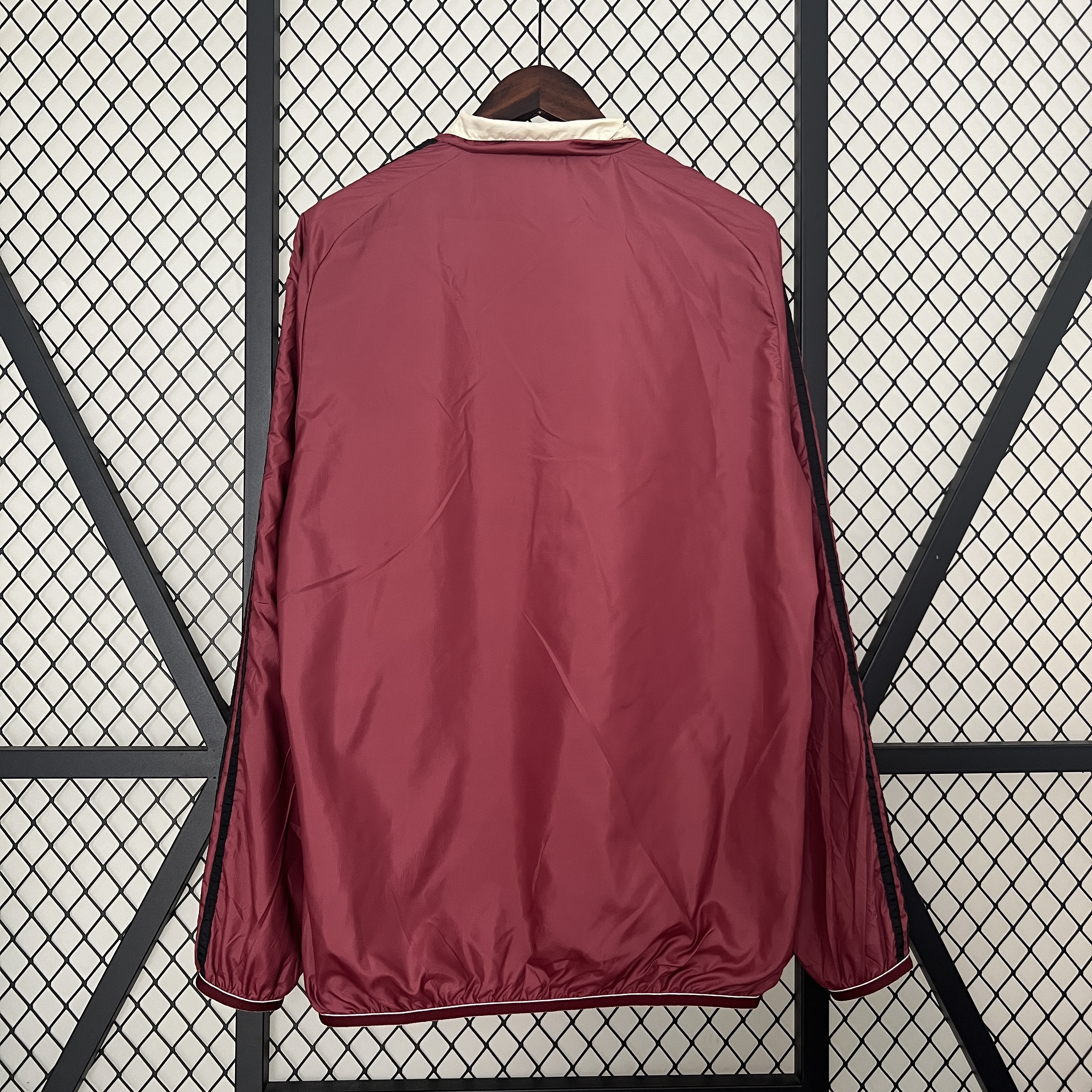 Belgium 2024 Double Sided Reversible Windbreaker - Red & Yellow - UnitedFutballJersey