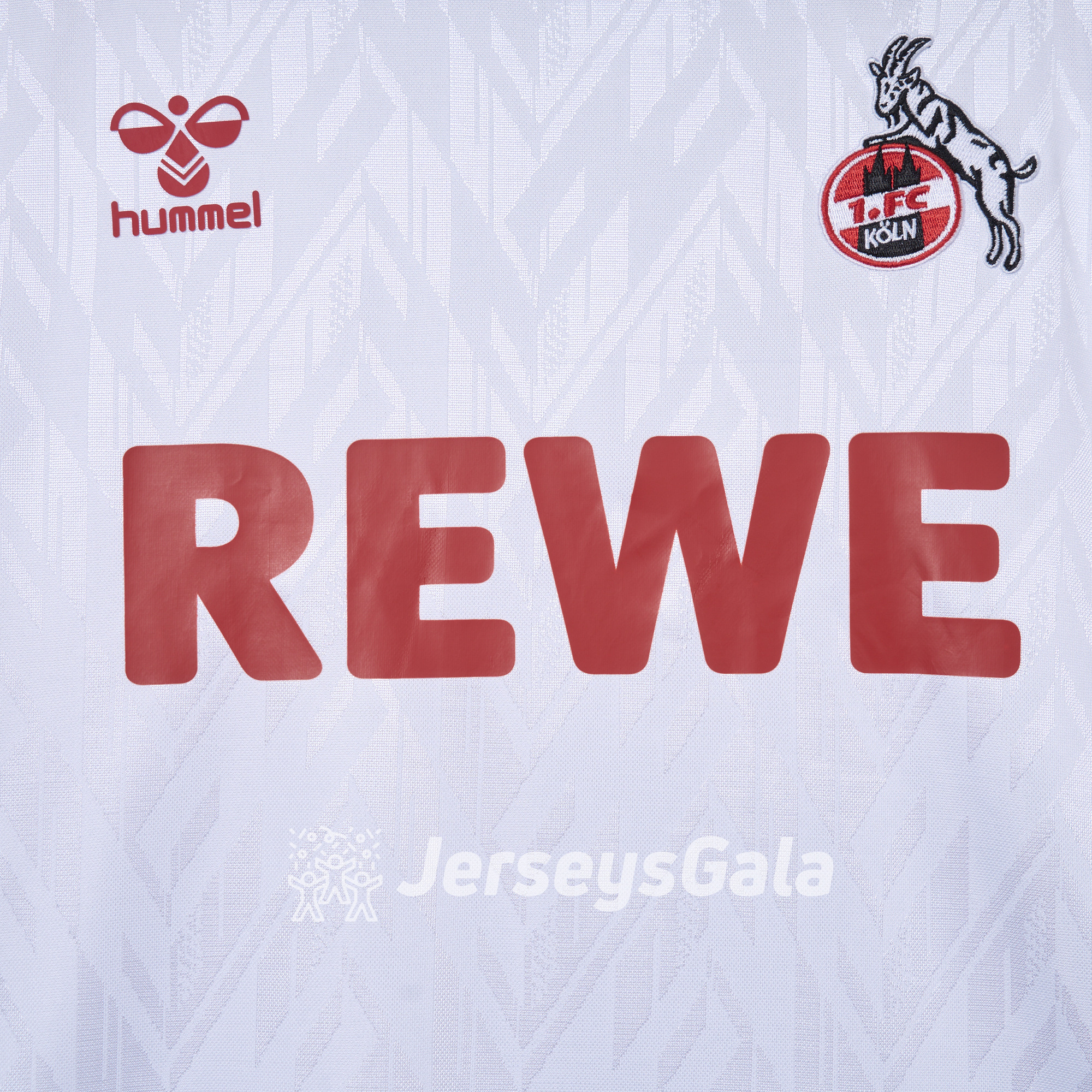1. FC Köln 24-25 Home Jersey - Fans Version - UnitedFutballJersey