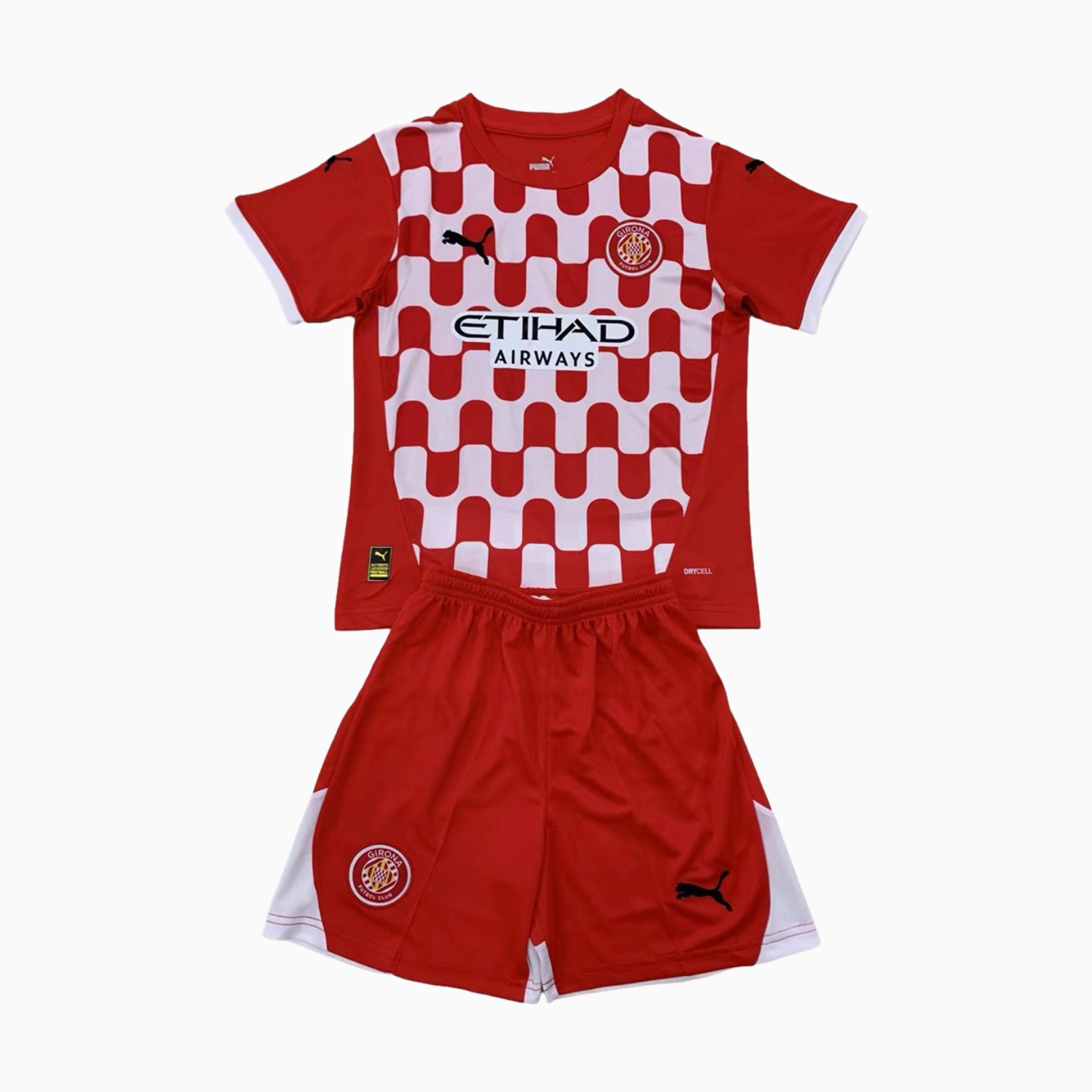 Girona 24-25 Home Men's Adult Jersey Set - Fans Version - UnitedFutballJersey