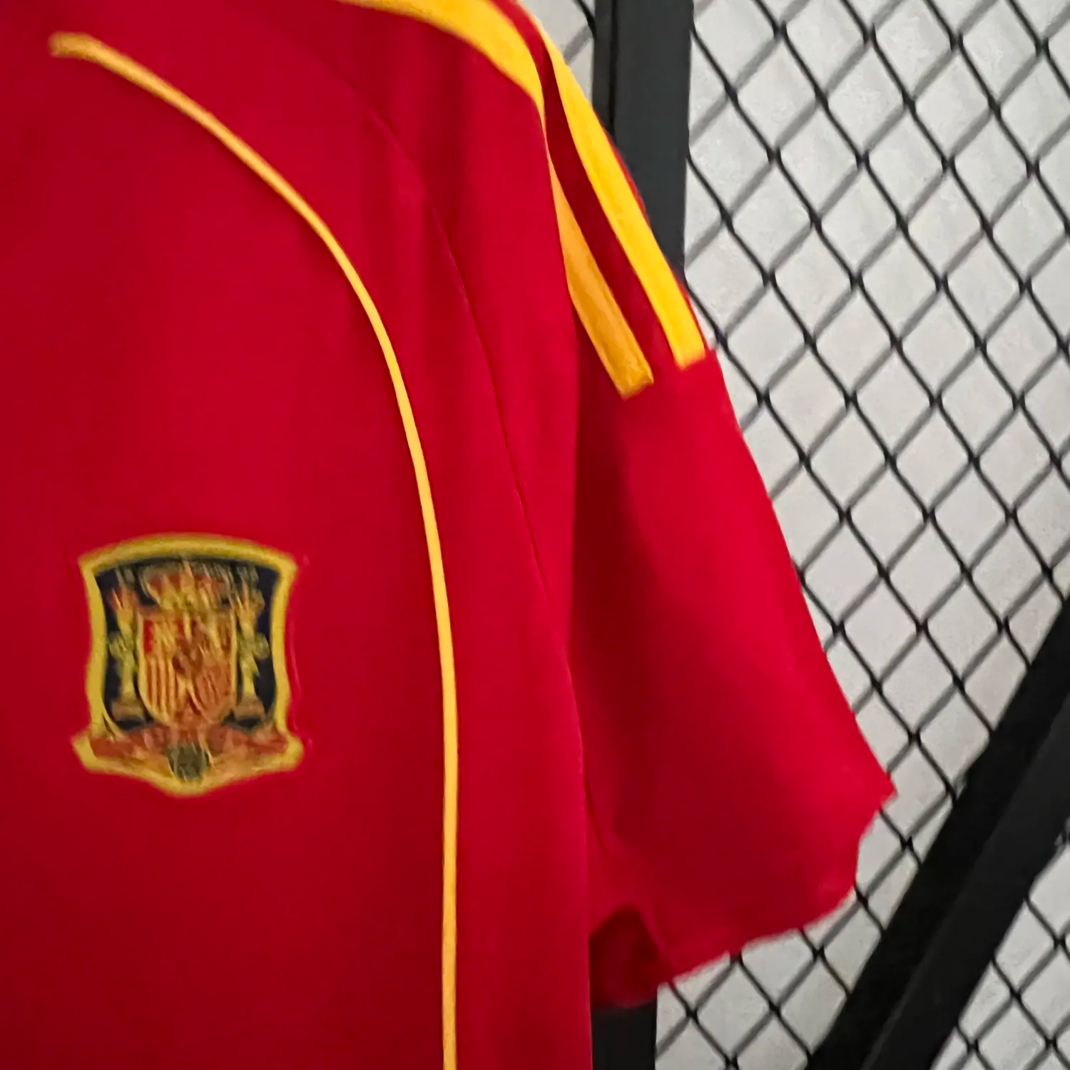 Retro Spain 2008 Home Stadium Jersey - UnitedFutballJersey