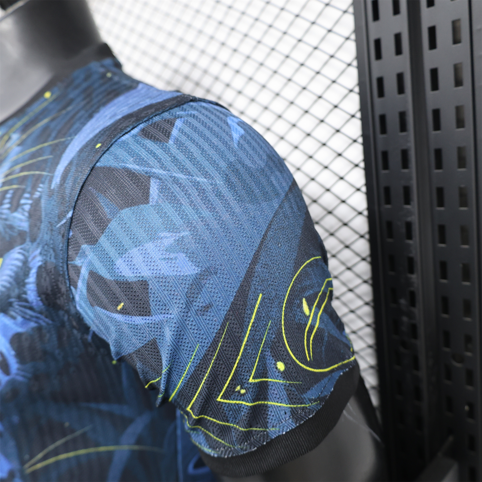Brazil 2024 Black Blue Tiger Jersey - Player Version - UnitedFutballJersey