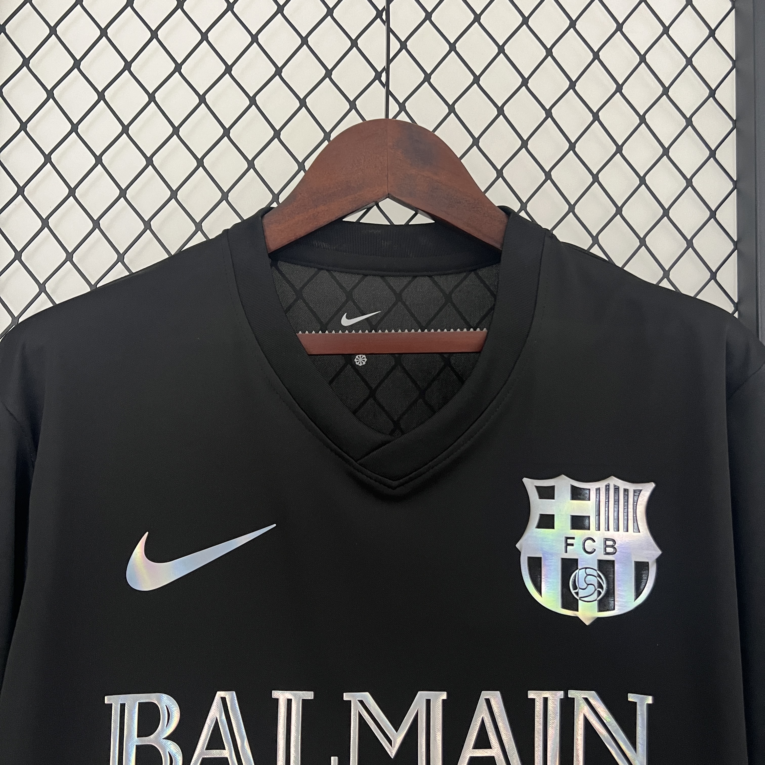 B.A.R.S.A x B.A.L.M.A.I.N 23-24 Black Special Edition Jersey - Fans Version - UnitedFutballJersey