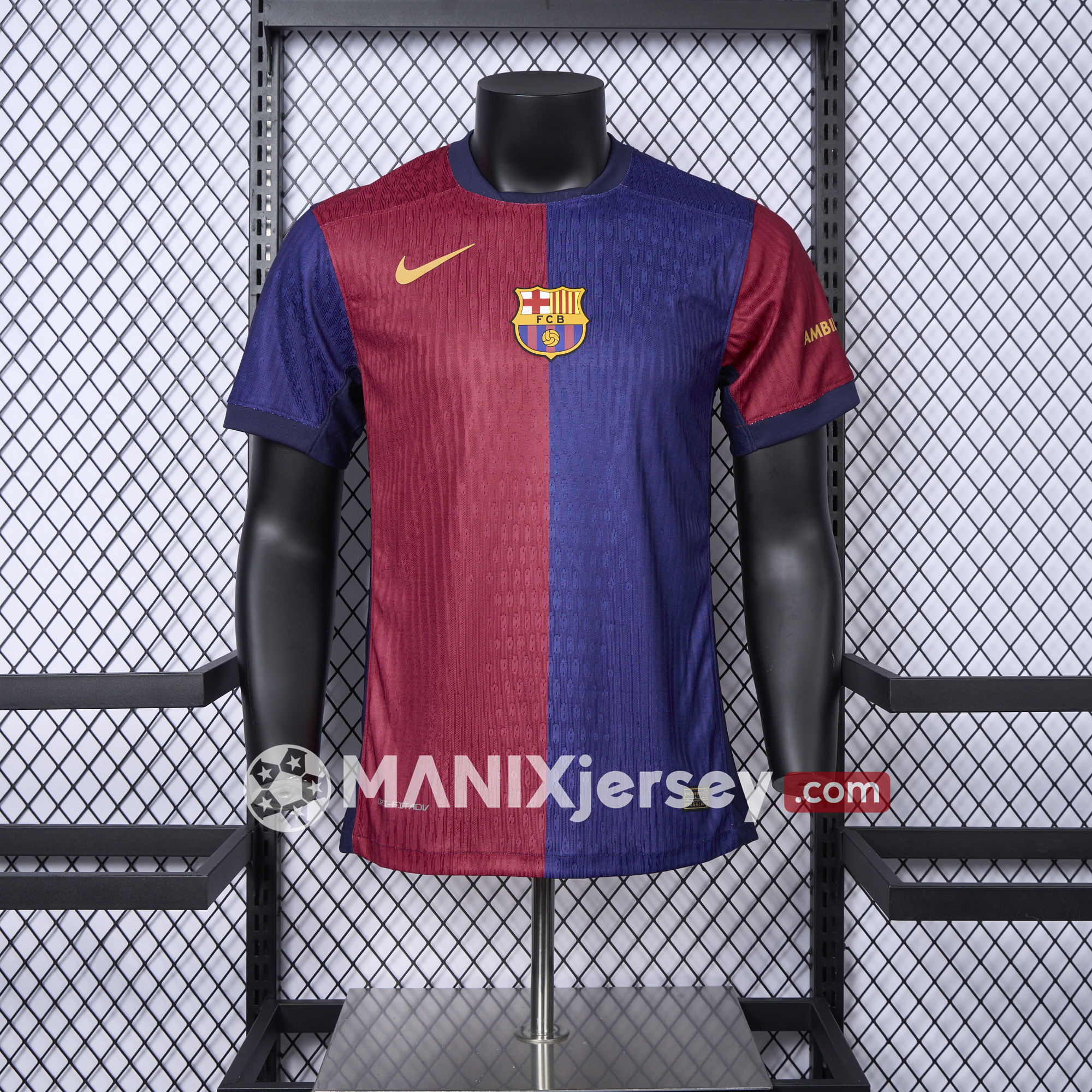 Barcelona 24-25 Home Unsponsored Jersey - Player Version - UnitedFutballJersey