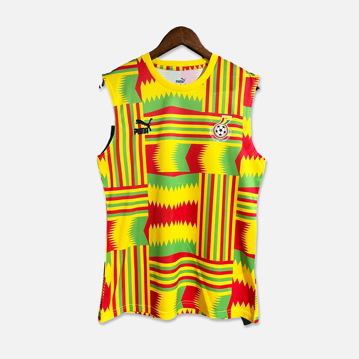 Ghana 23-24 Training Vest - Yellow - UnitedFutballJersey