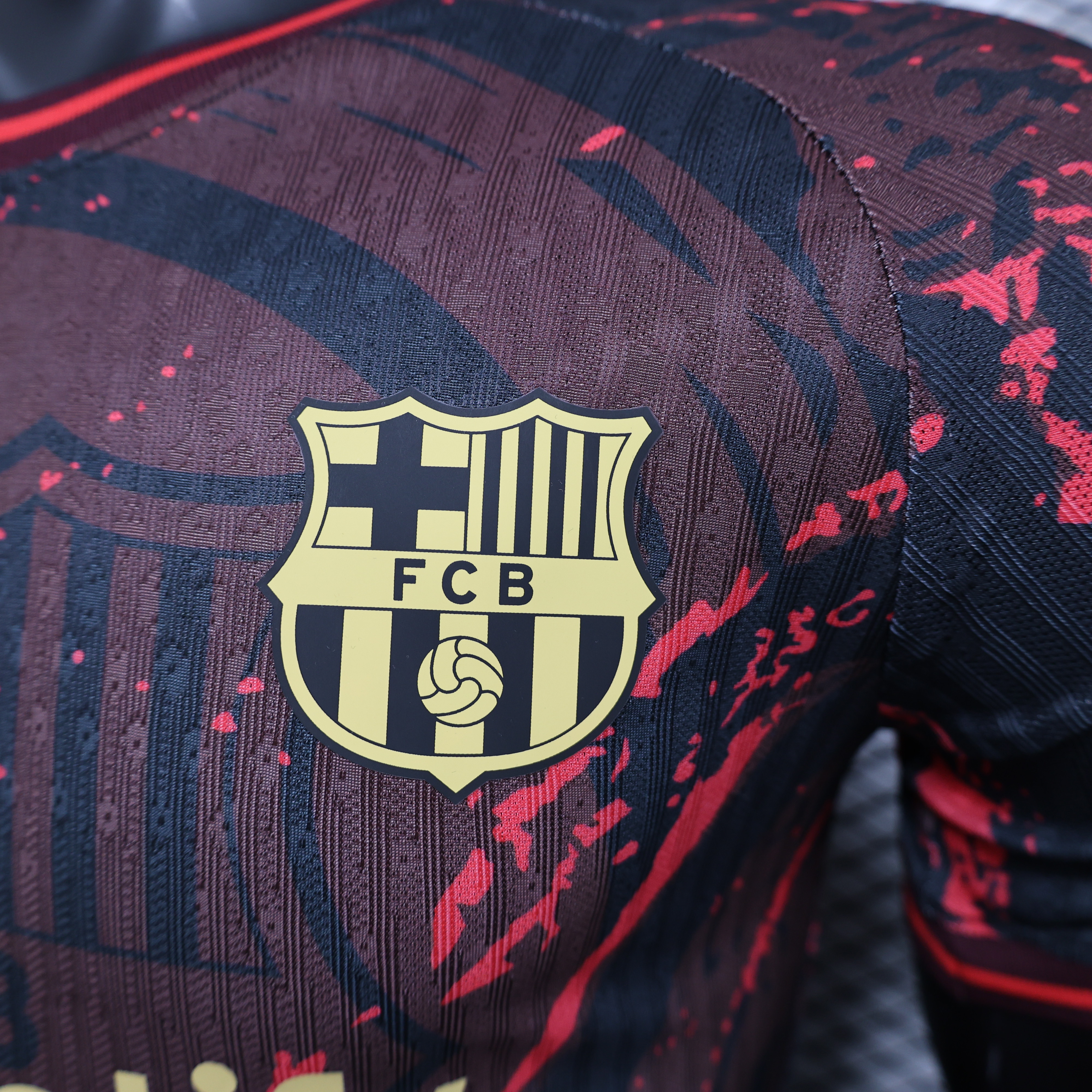 B.A.R.S.A 24-25 Red & Black Special Edition Jersey - Player Version - UnitedFutballJersey