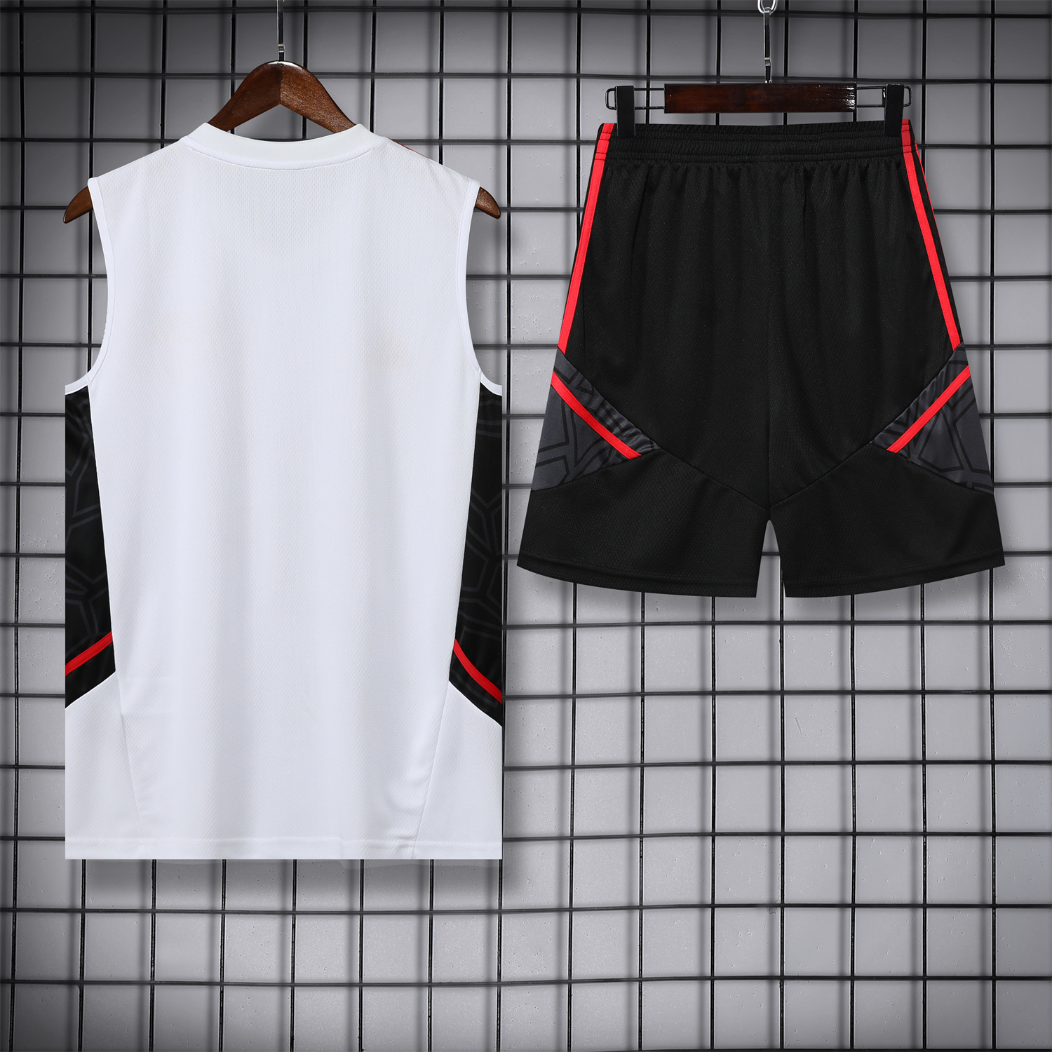 Bayern Munich 23-24 White Training Vest Suit - UnitedFutballJersey