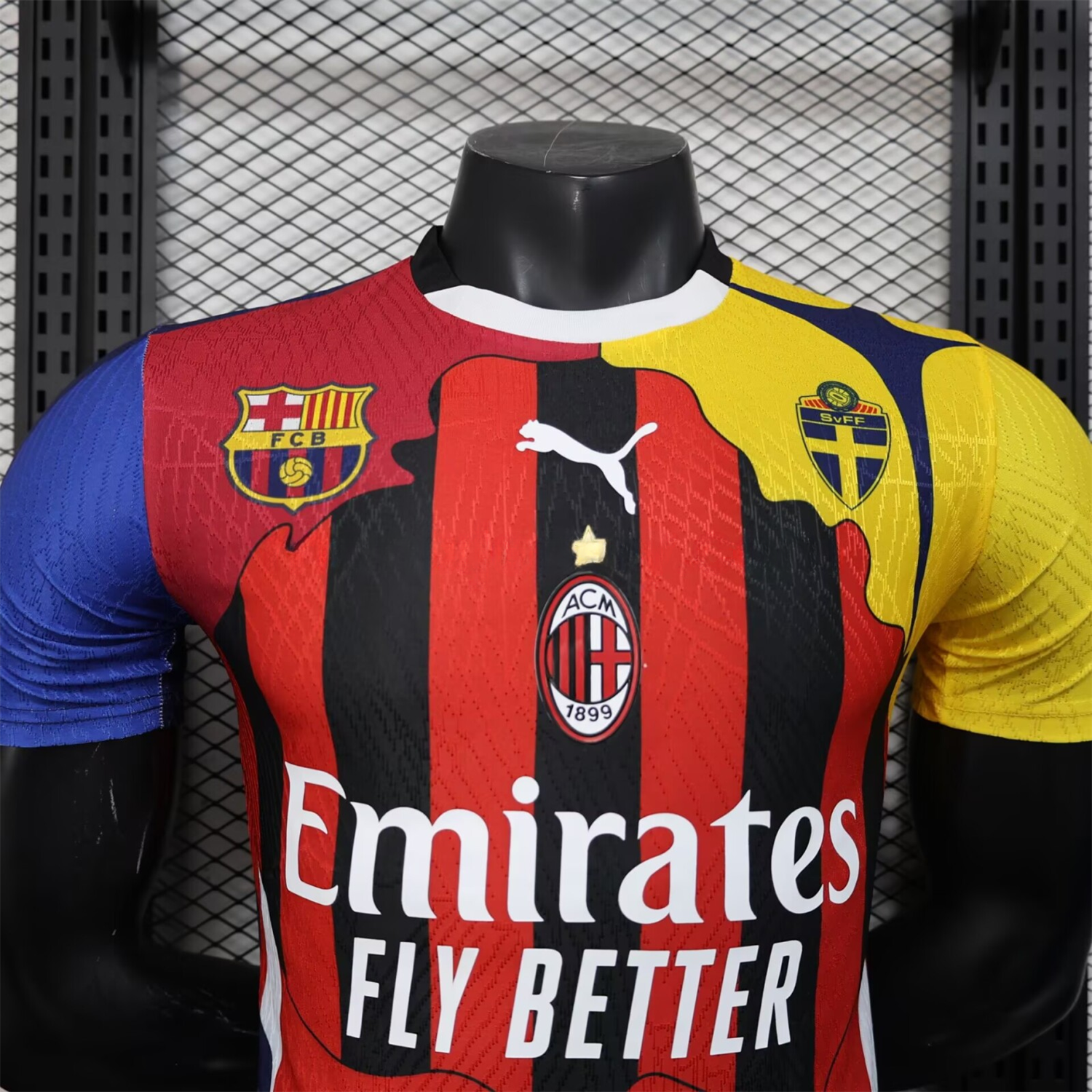 Zlatan Ibrahimović Career Commemorative Jersey - Player Version - AC Milan Inter Milan Barcelona Ajax Paris Saint-Germain PSG Sweden - UnitedFutballJersey